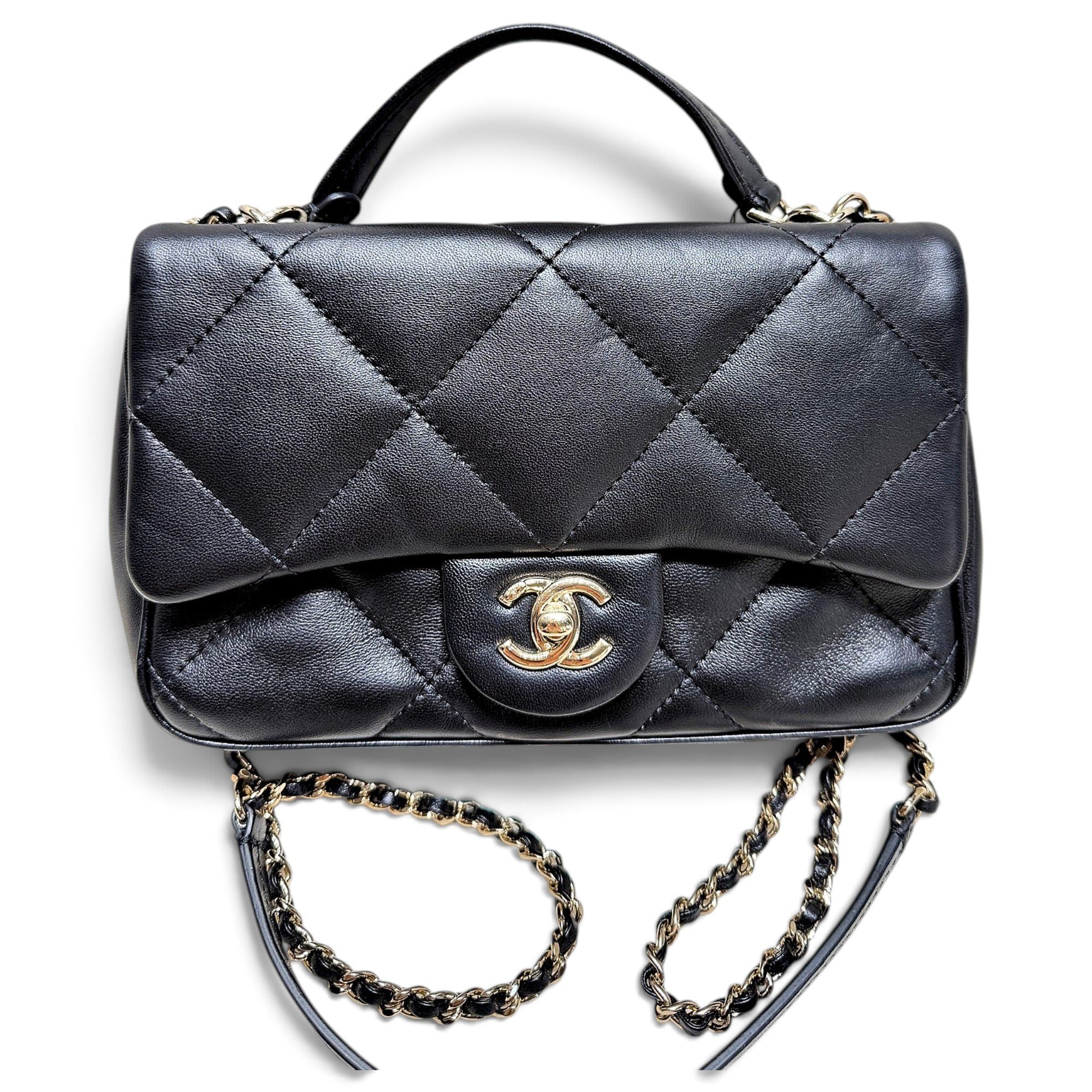 Timeless Classique Top Handle leather crossbody bag