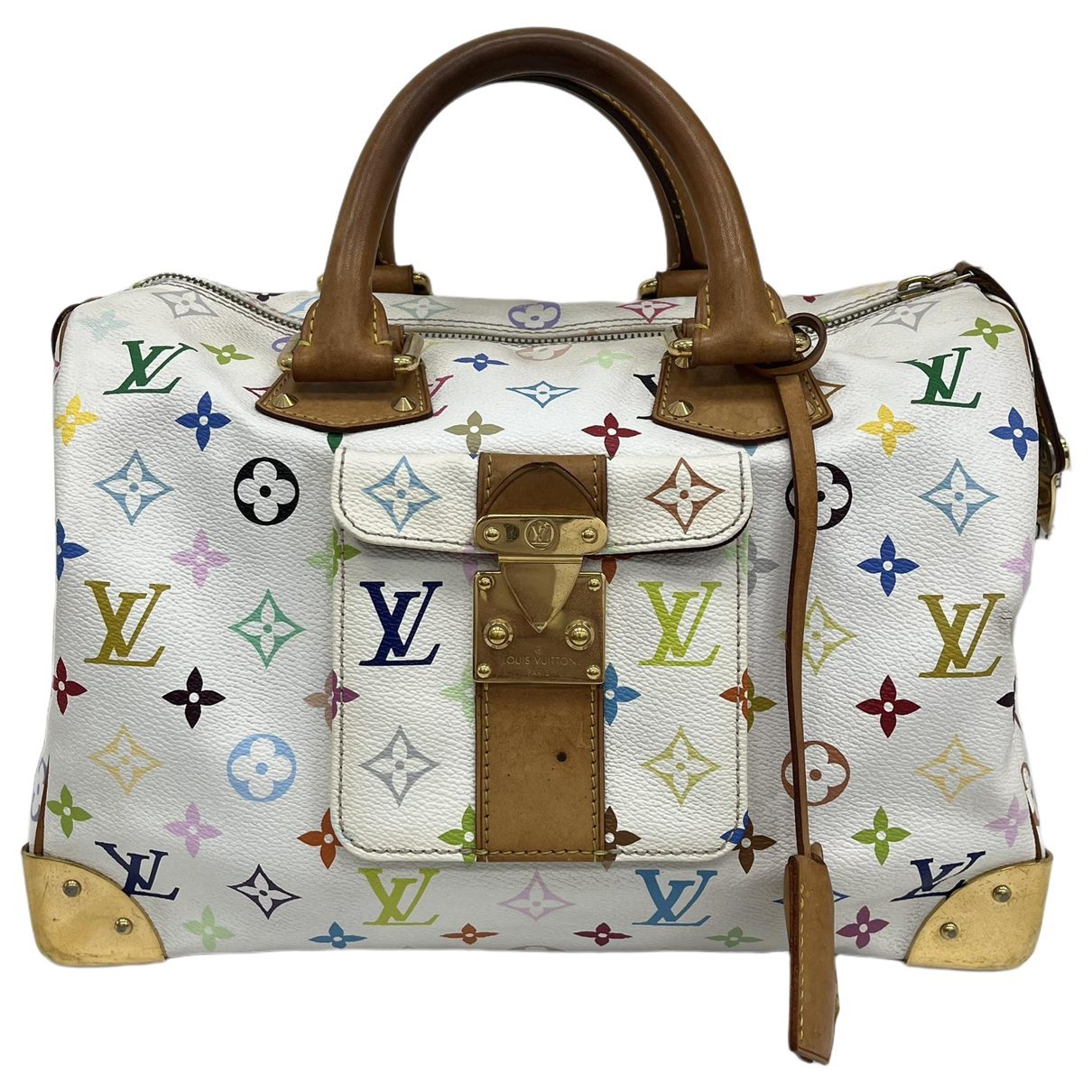 Speedy leather handbag