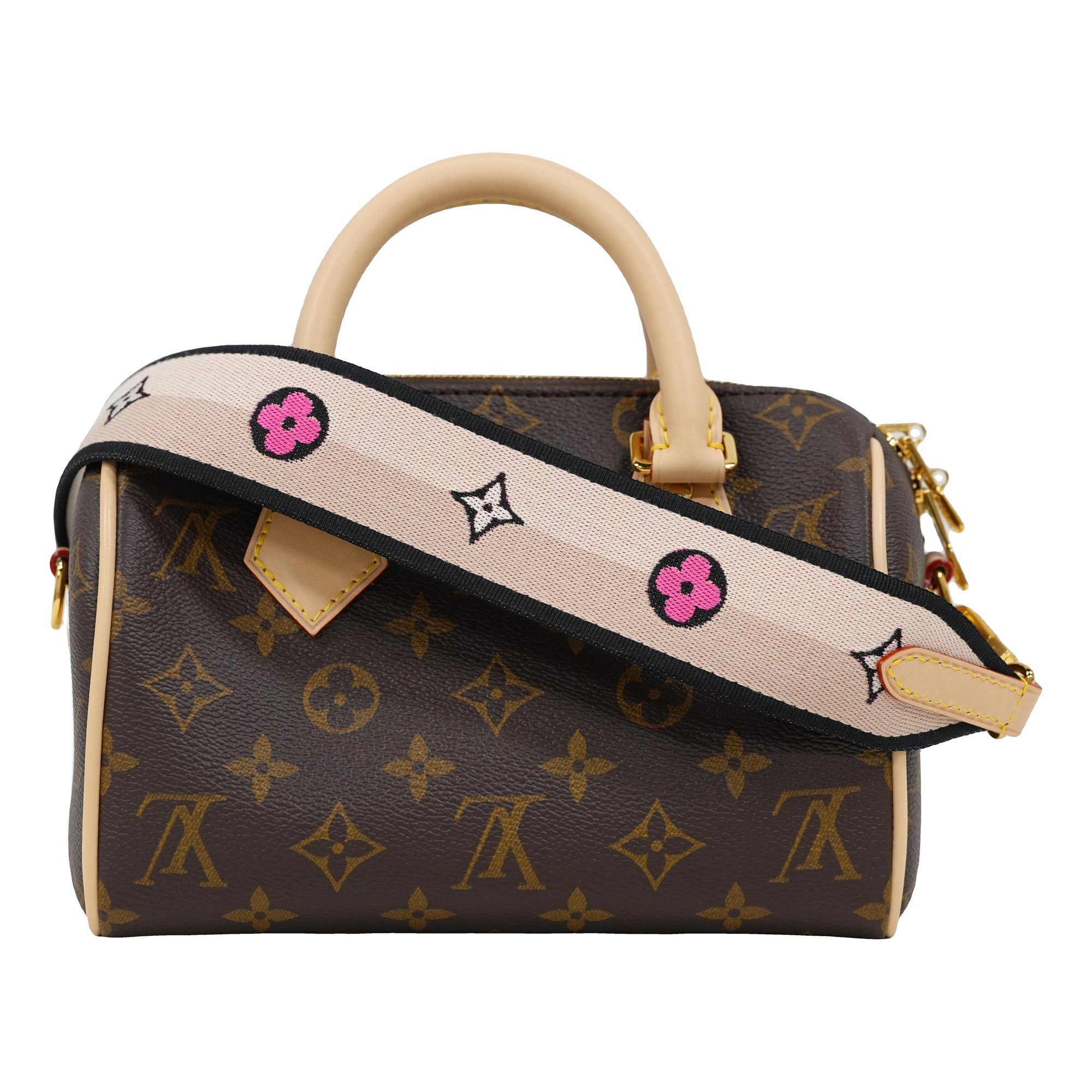 Louis Vuitton Nano Speedy / Mini HL leather handbag