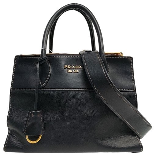 Bibliothèque leather handbag