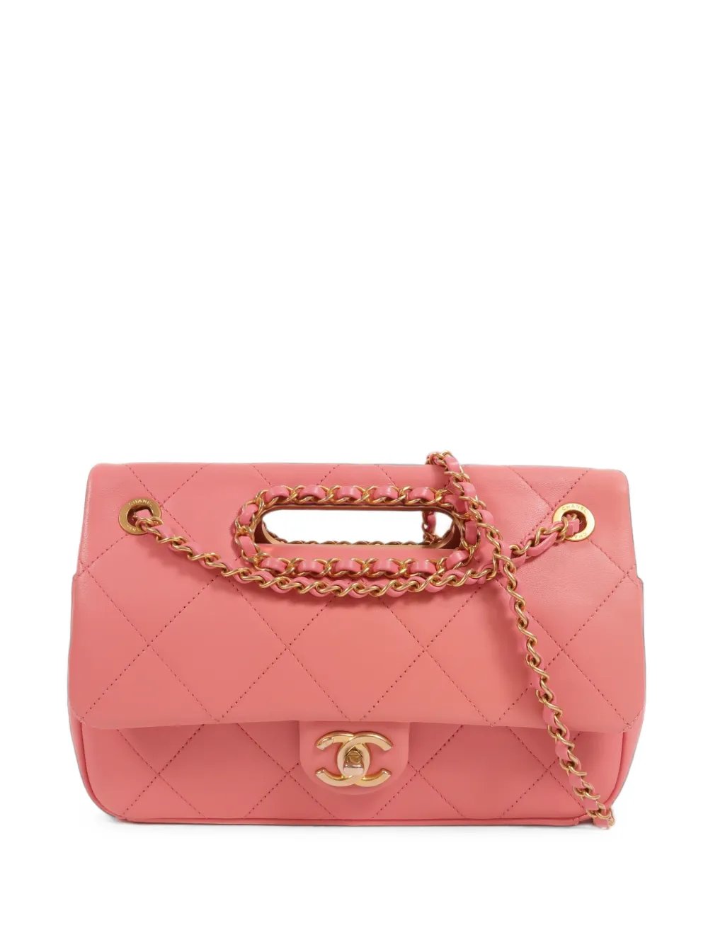 A Real Catch CC turn-lock cross body bag