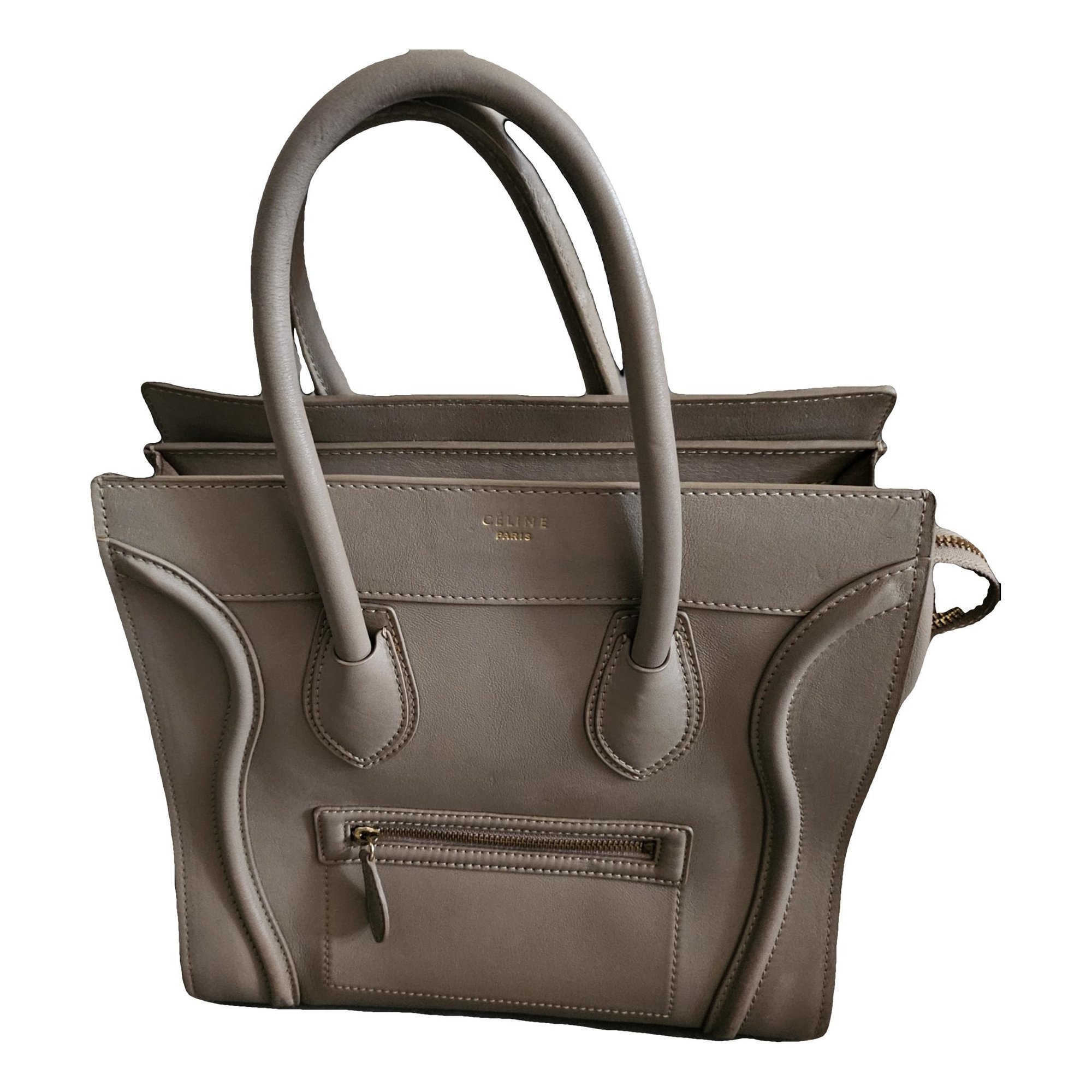 Luggage leather handbag