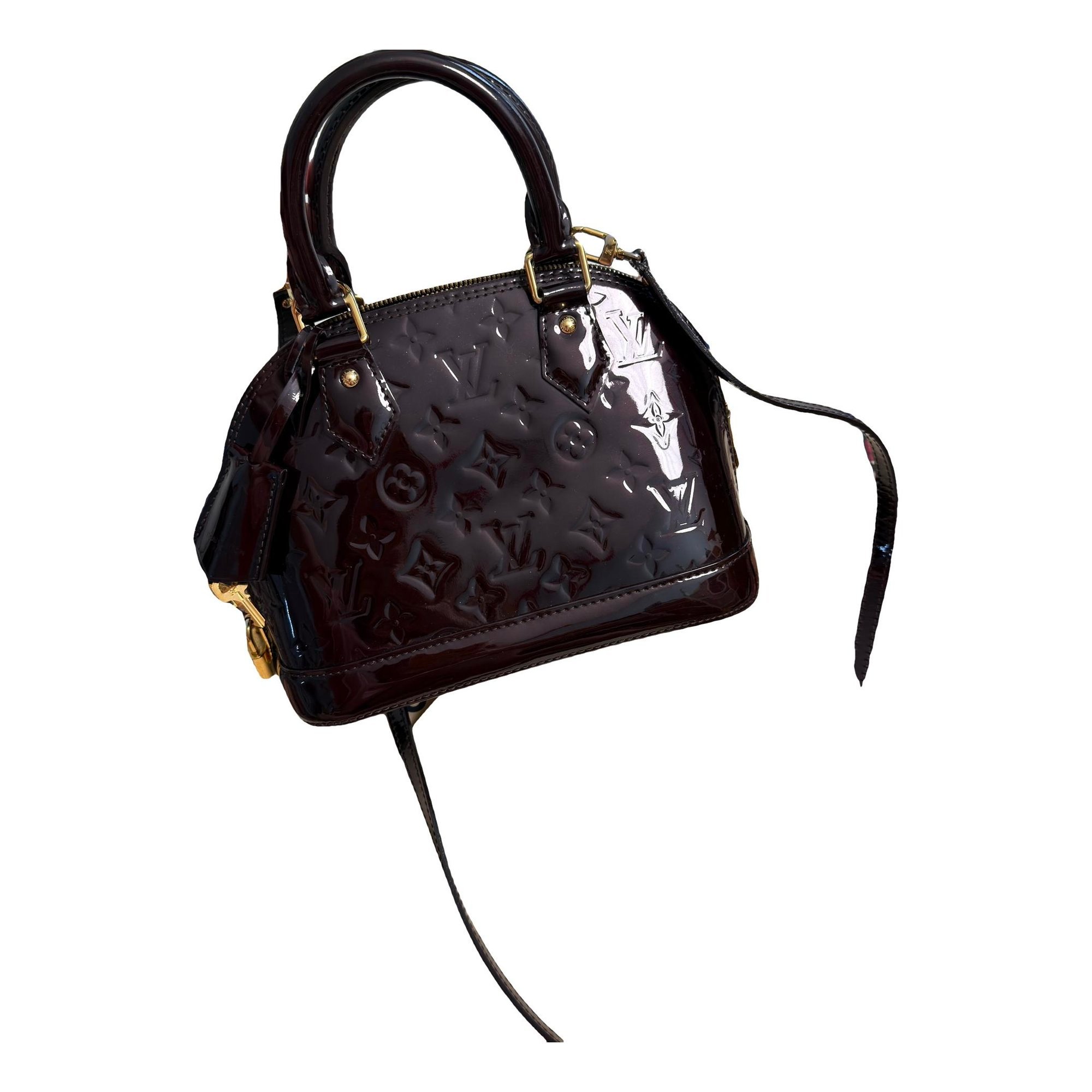 Alma BB patent leather handbag
