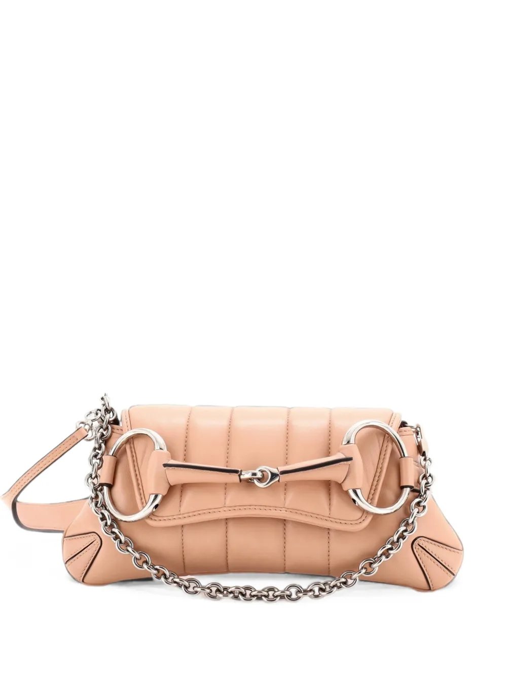 Horsebit Chain Vertical Quilted Leather Small shoulder bag