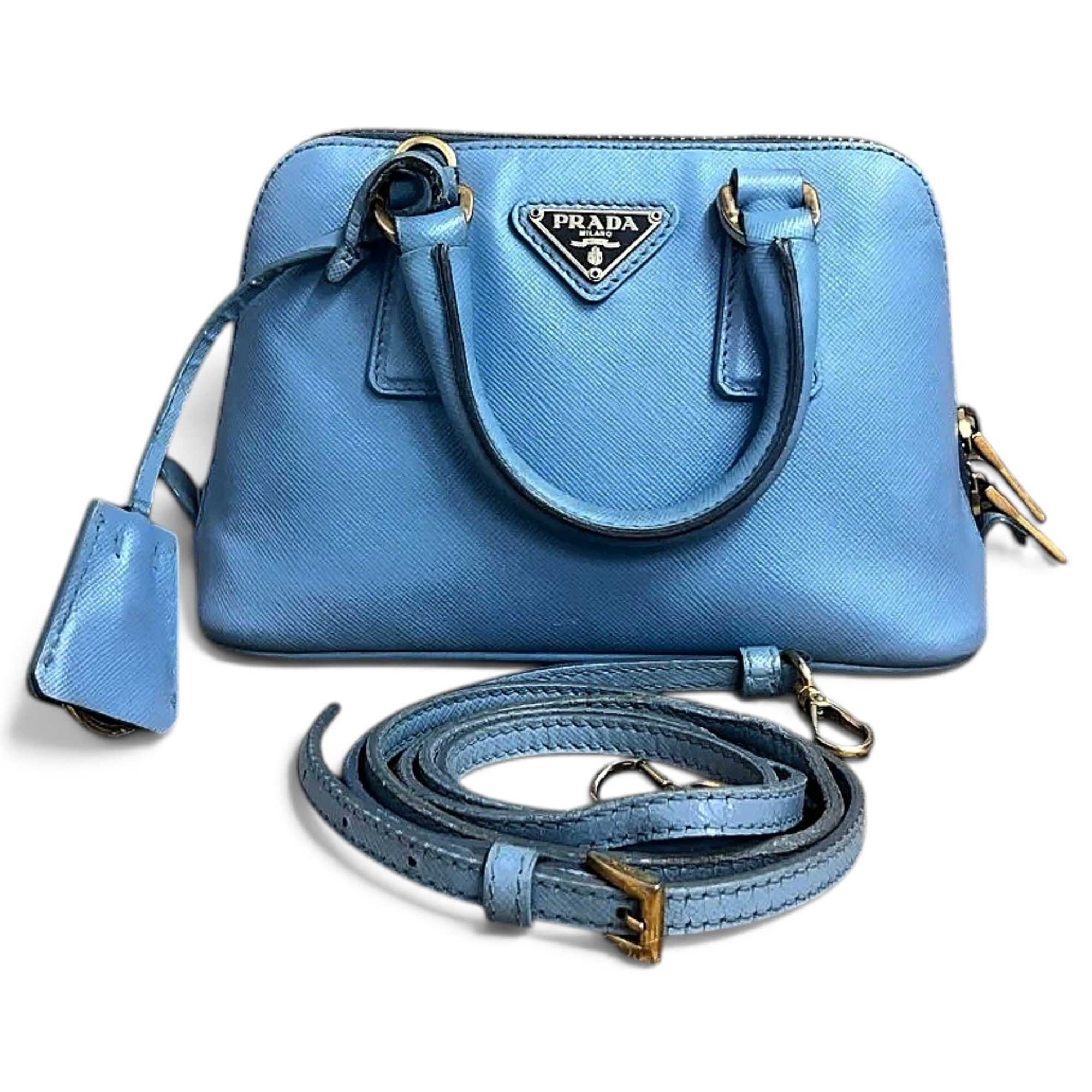 Promenade leather handbag