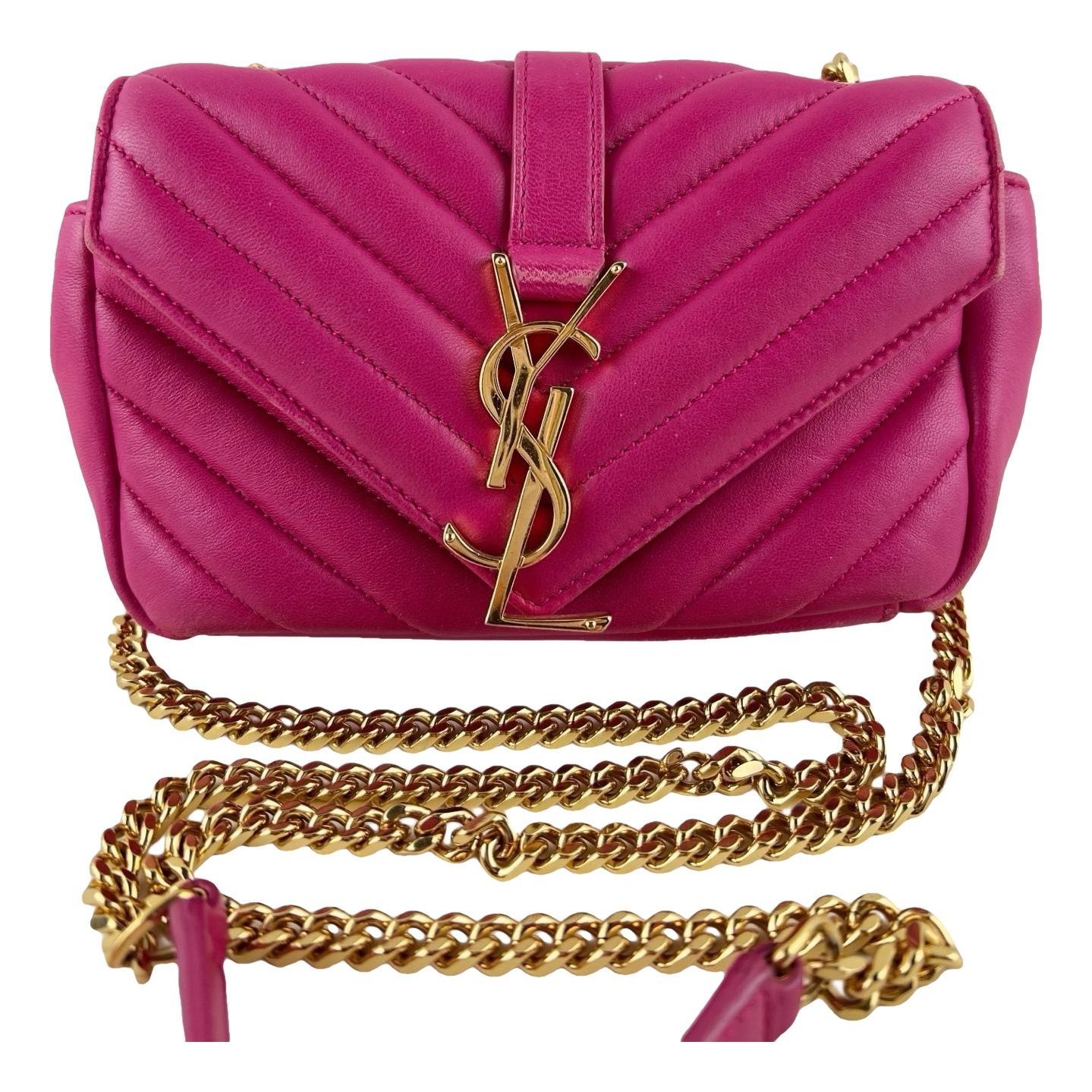 Collége monogramme leather handbag