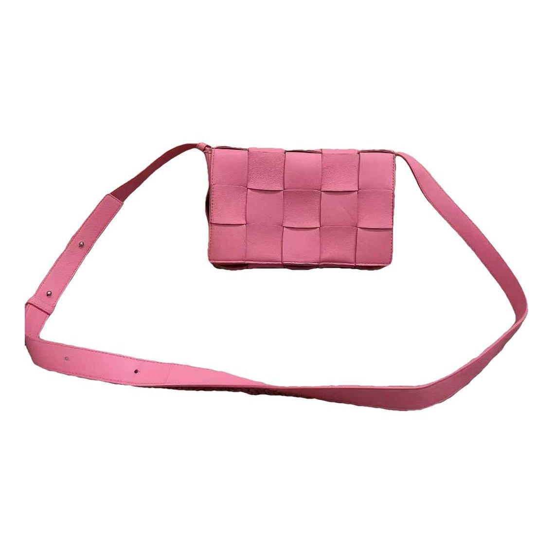 Cassette leather crossbody bag
