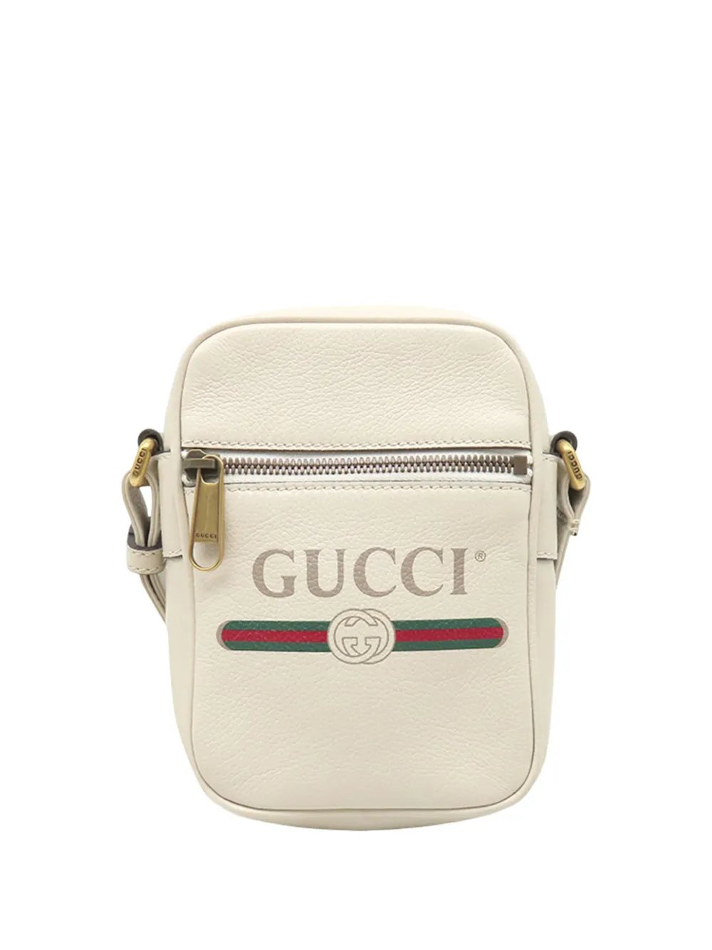 2016-2026 Mini Grained Calfskin Logo crossbody bag