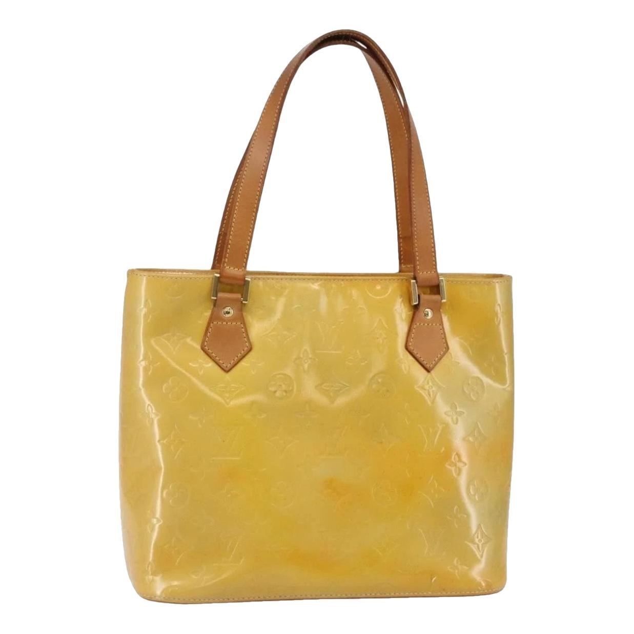 Patent leather handbag