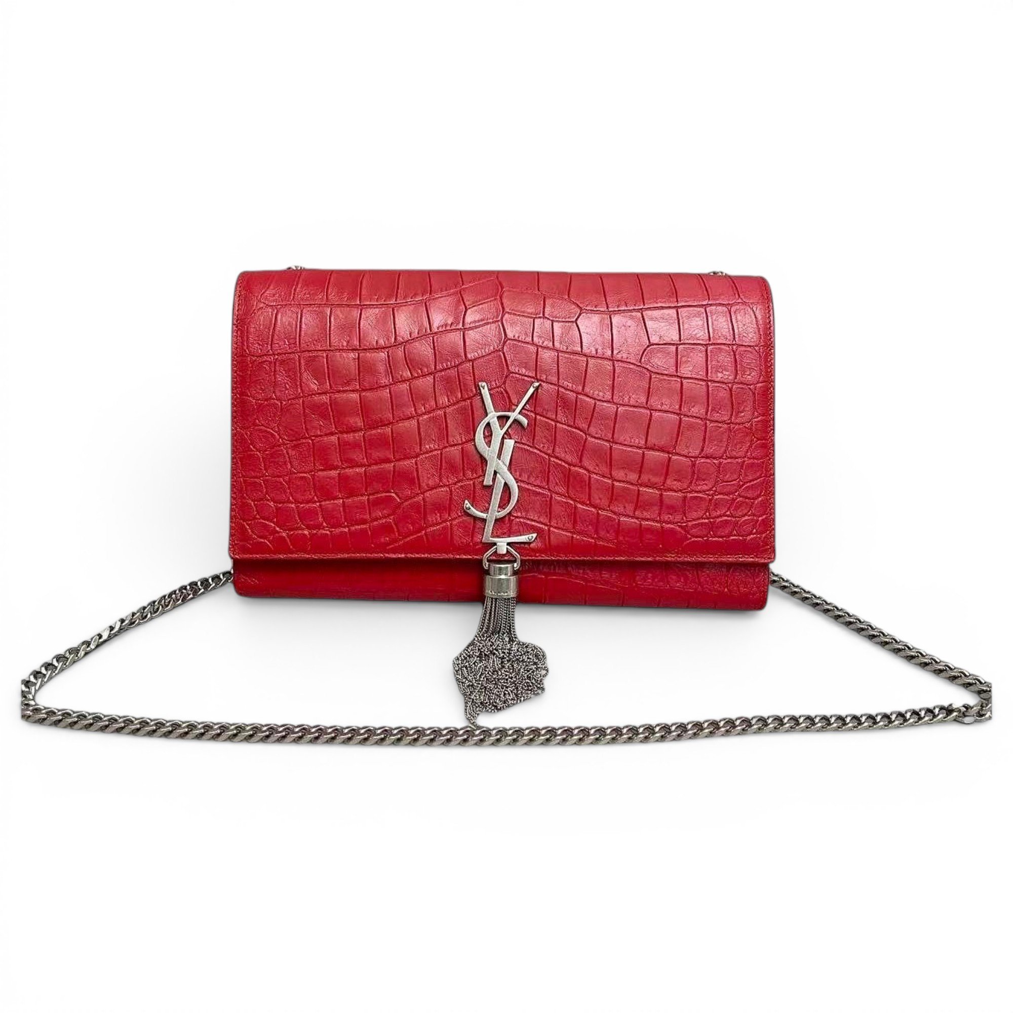 Pompom Kate leather handbag