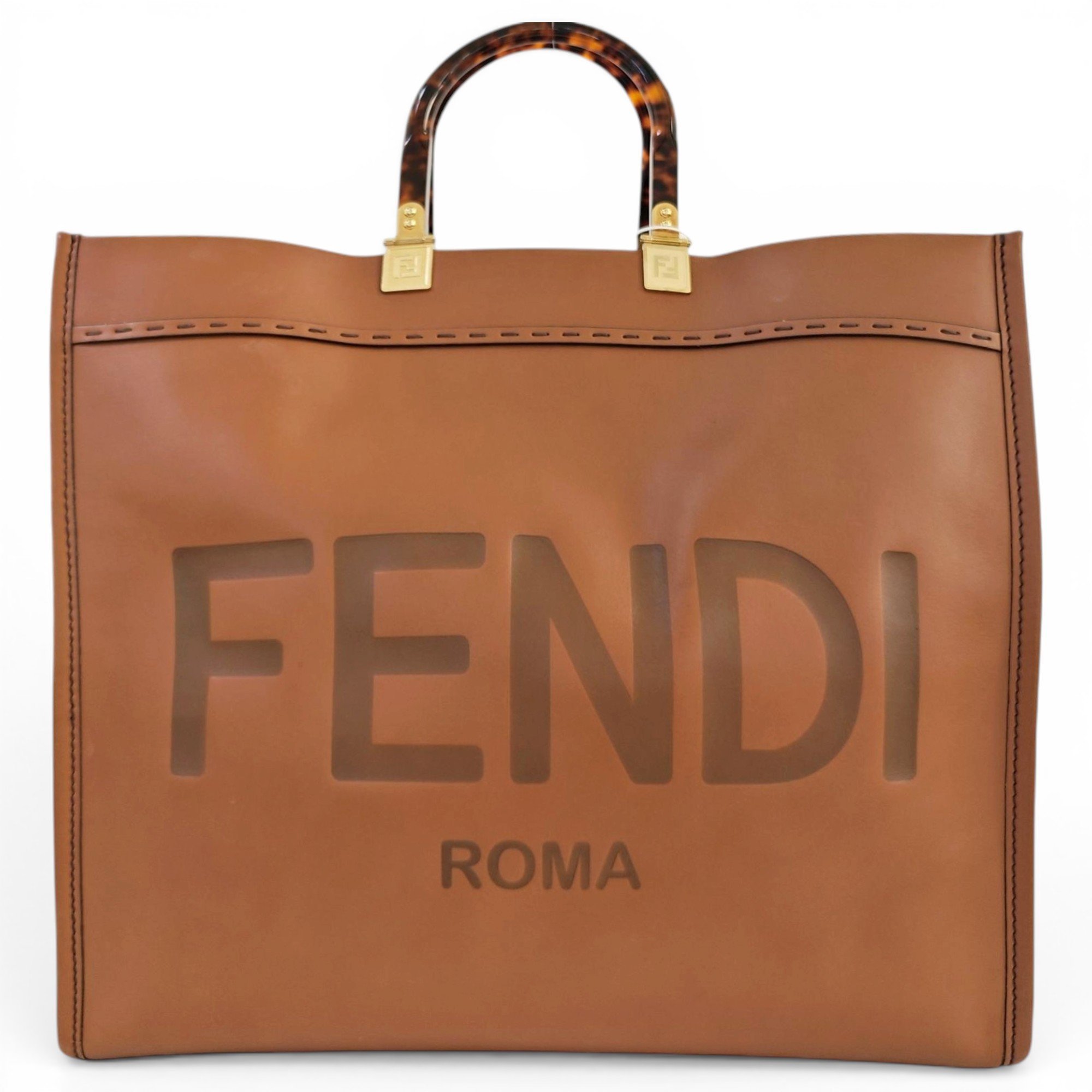 Sunshine leather tote
