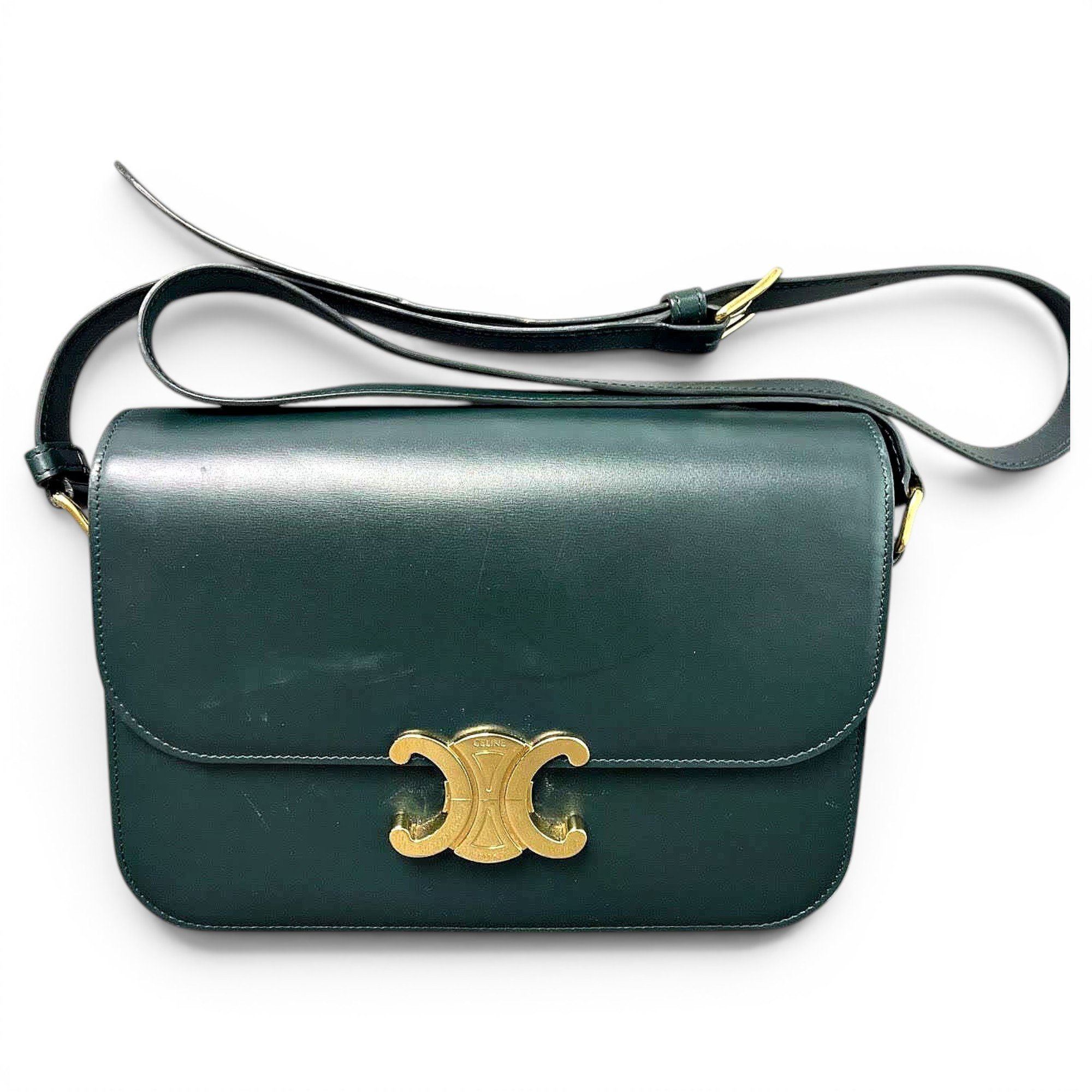 Triomphe leather handbag
