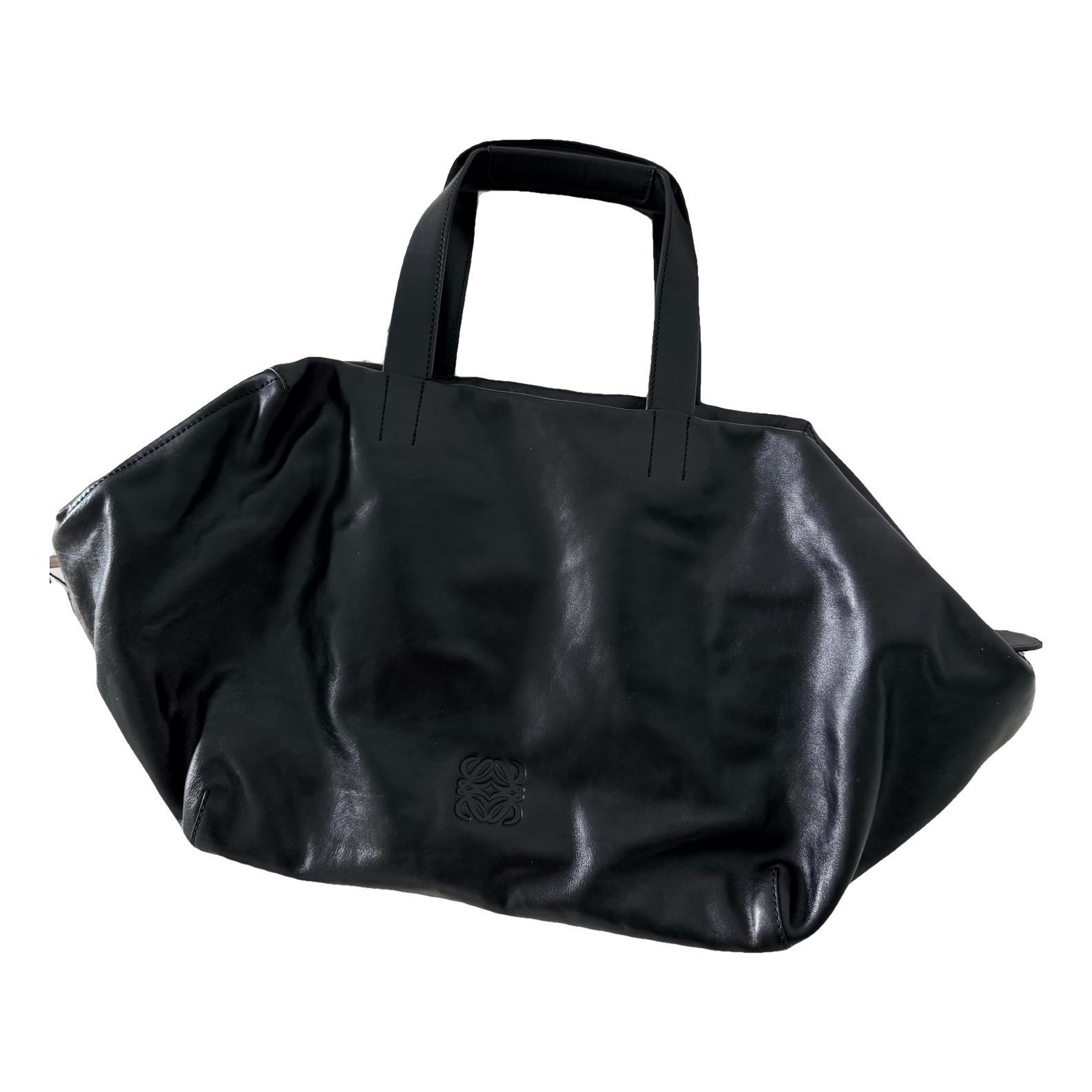 Leather tote
