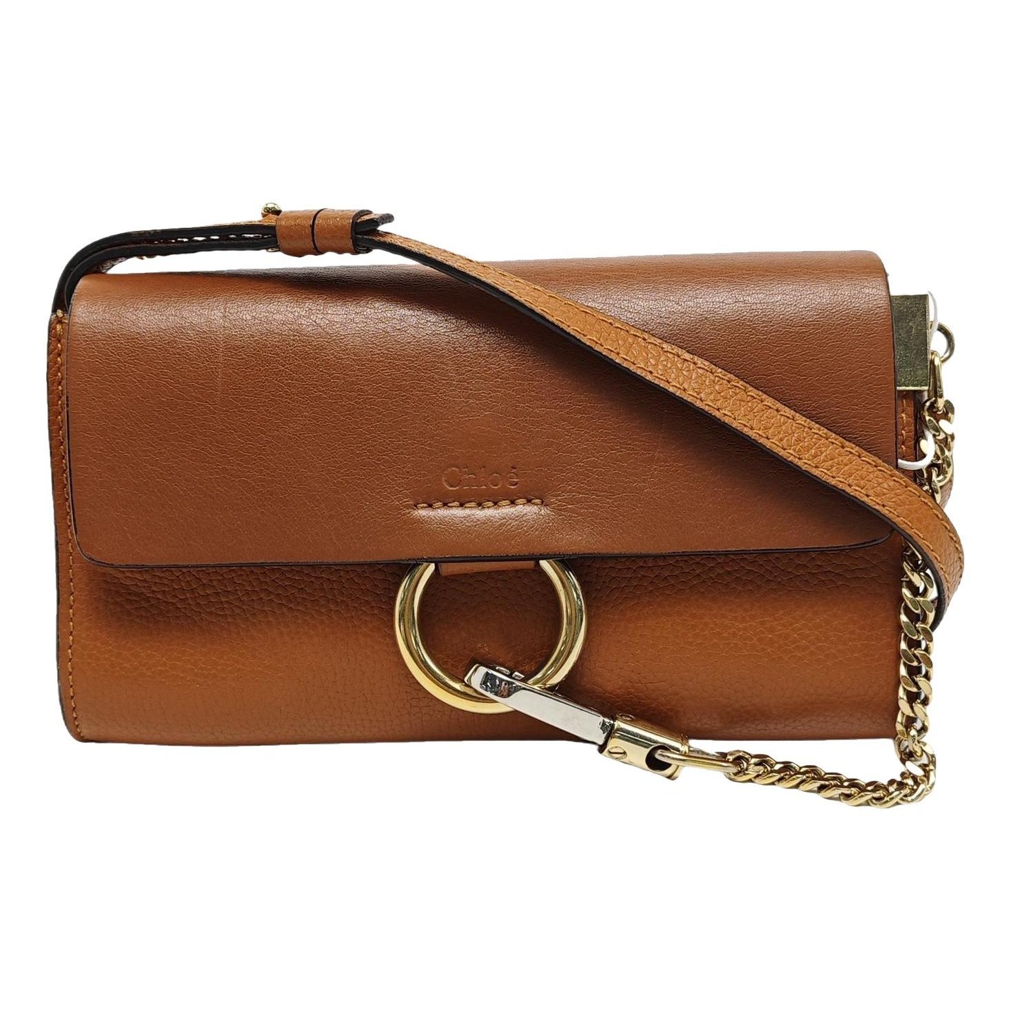 Faye leather handbag
