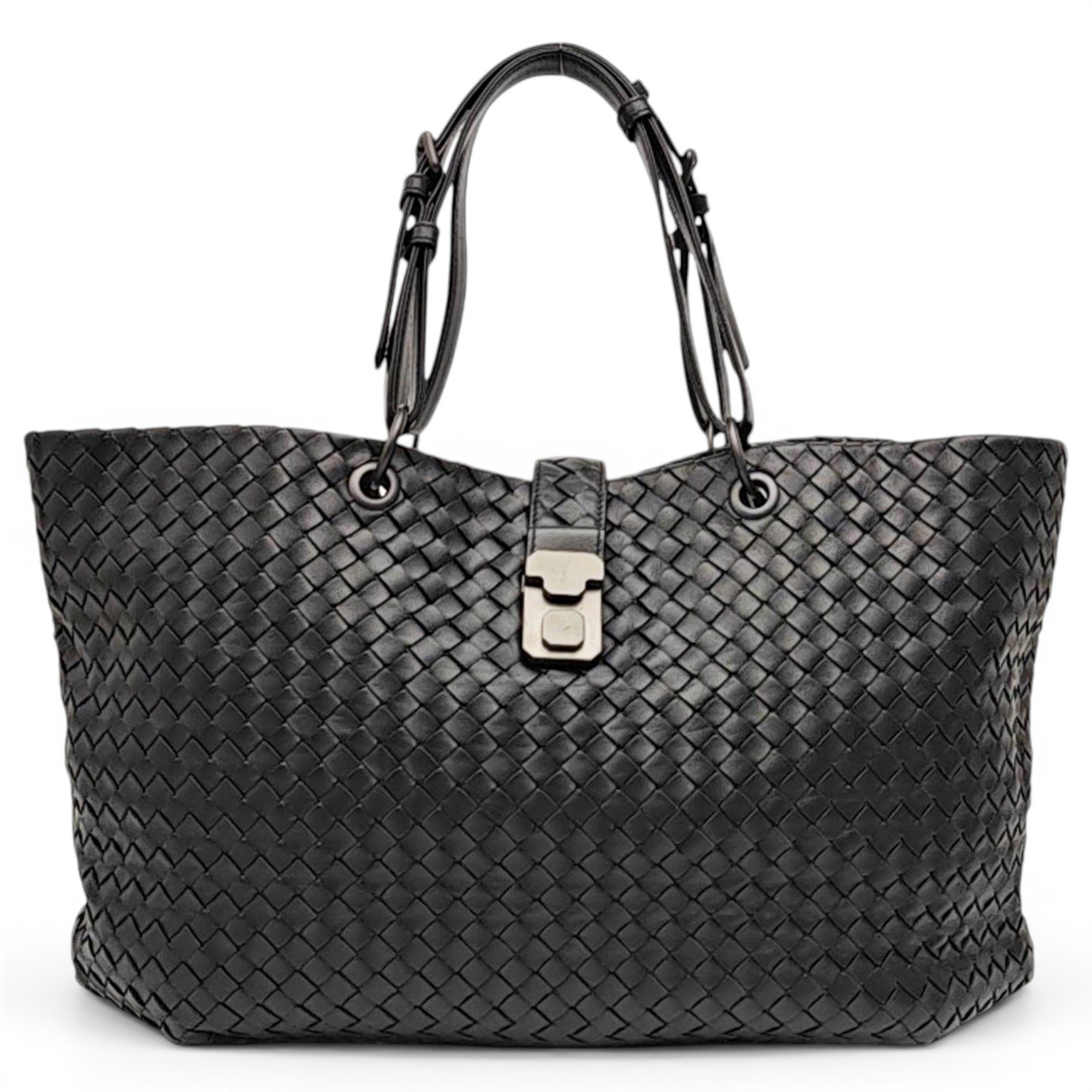 Roma leather tote