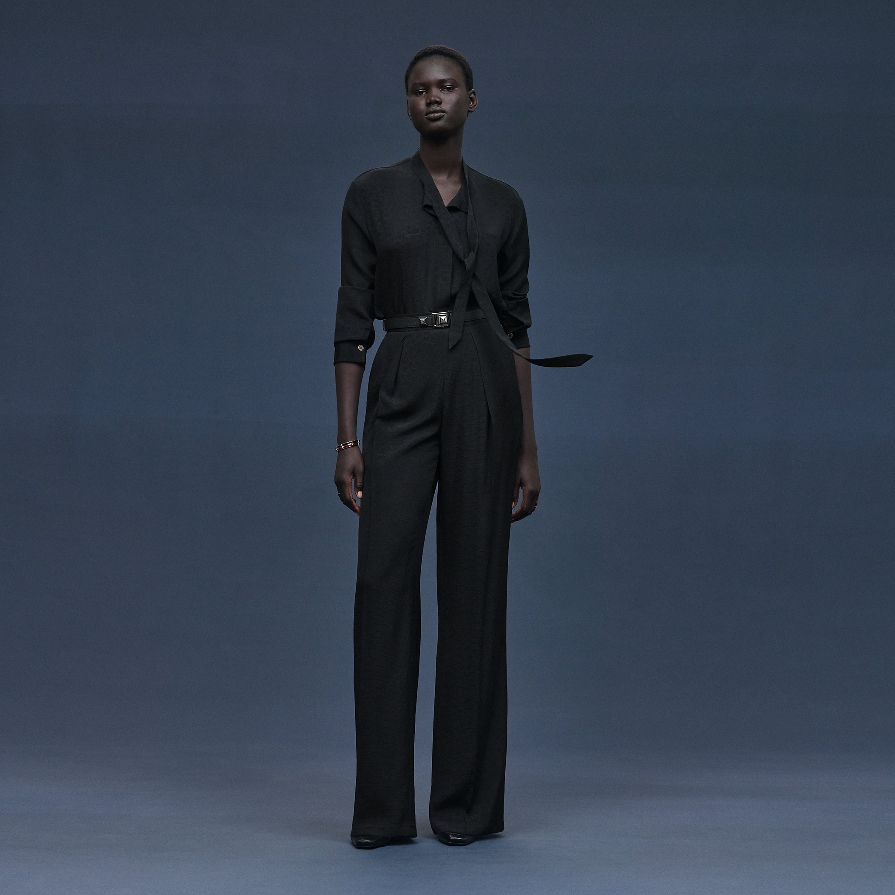 Pantalon en soie