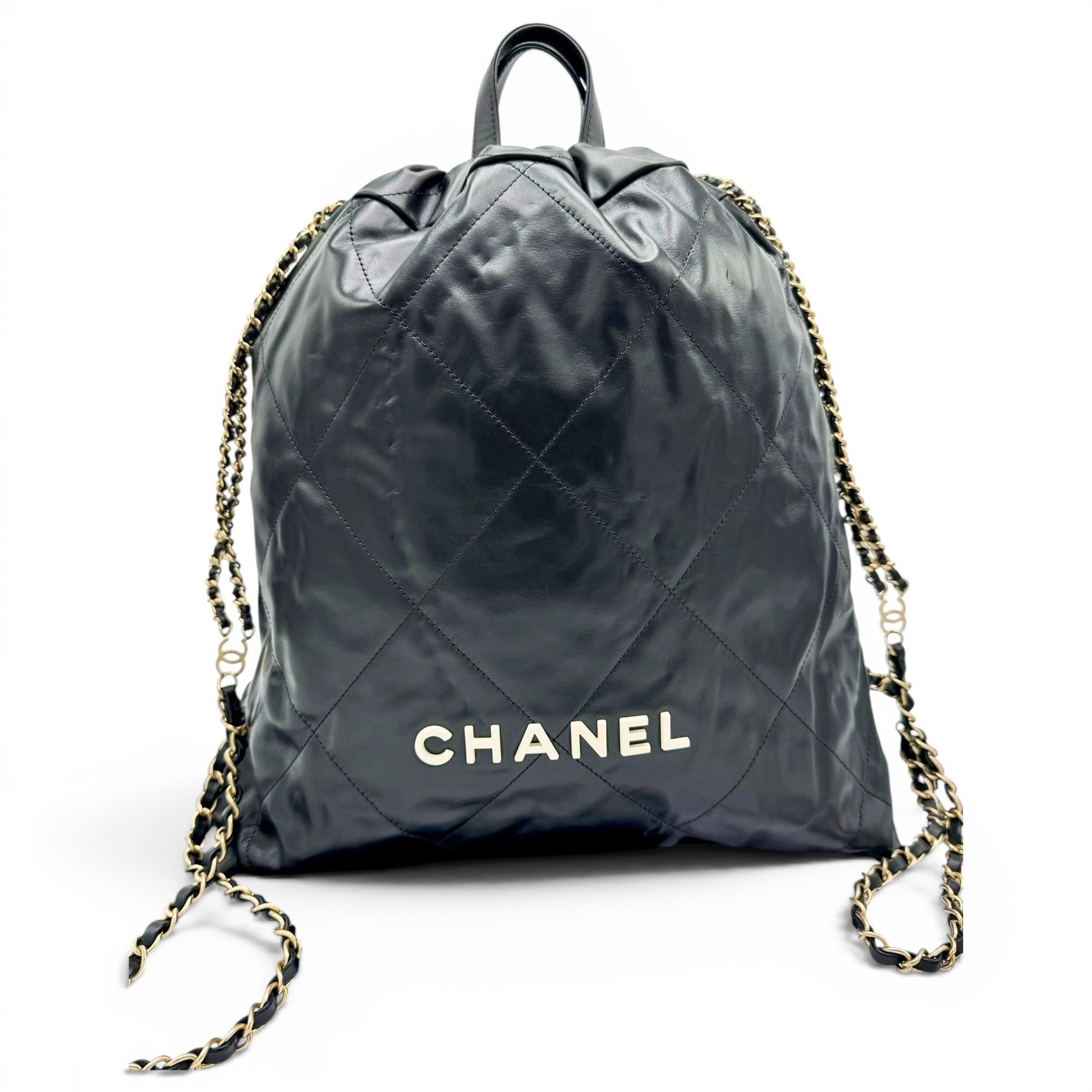 Chanel 22 leather backpack