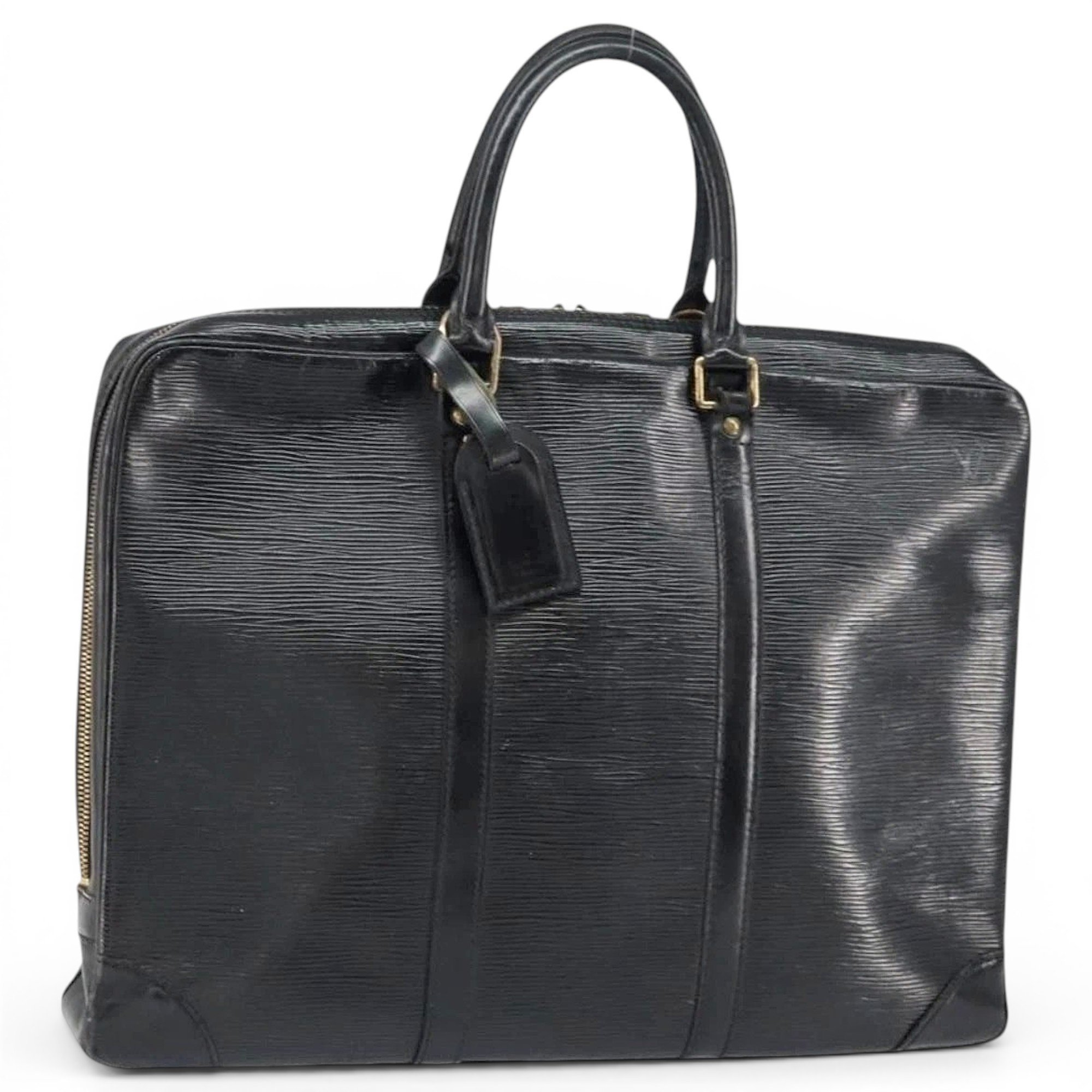 Leather travel bag