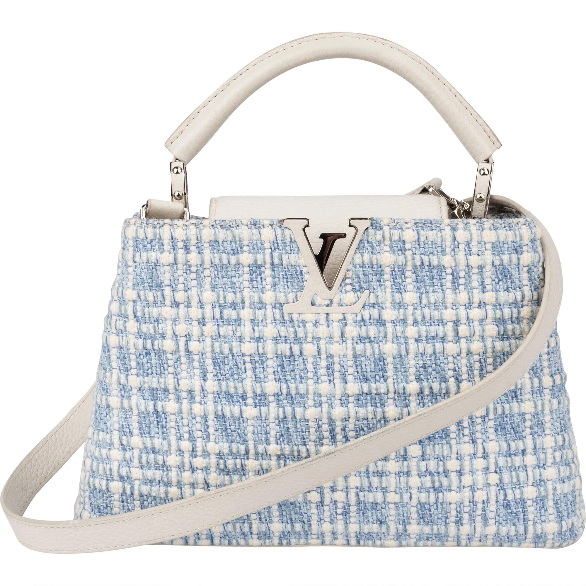 Capucines tweed handbag