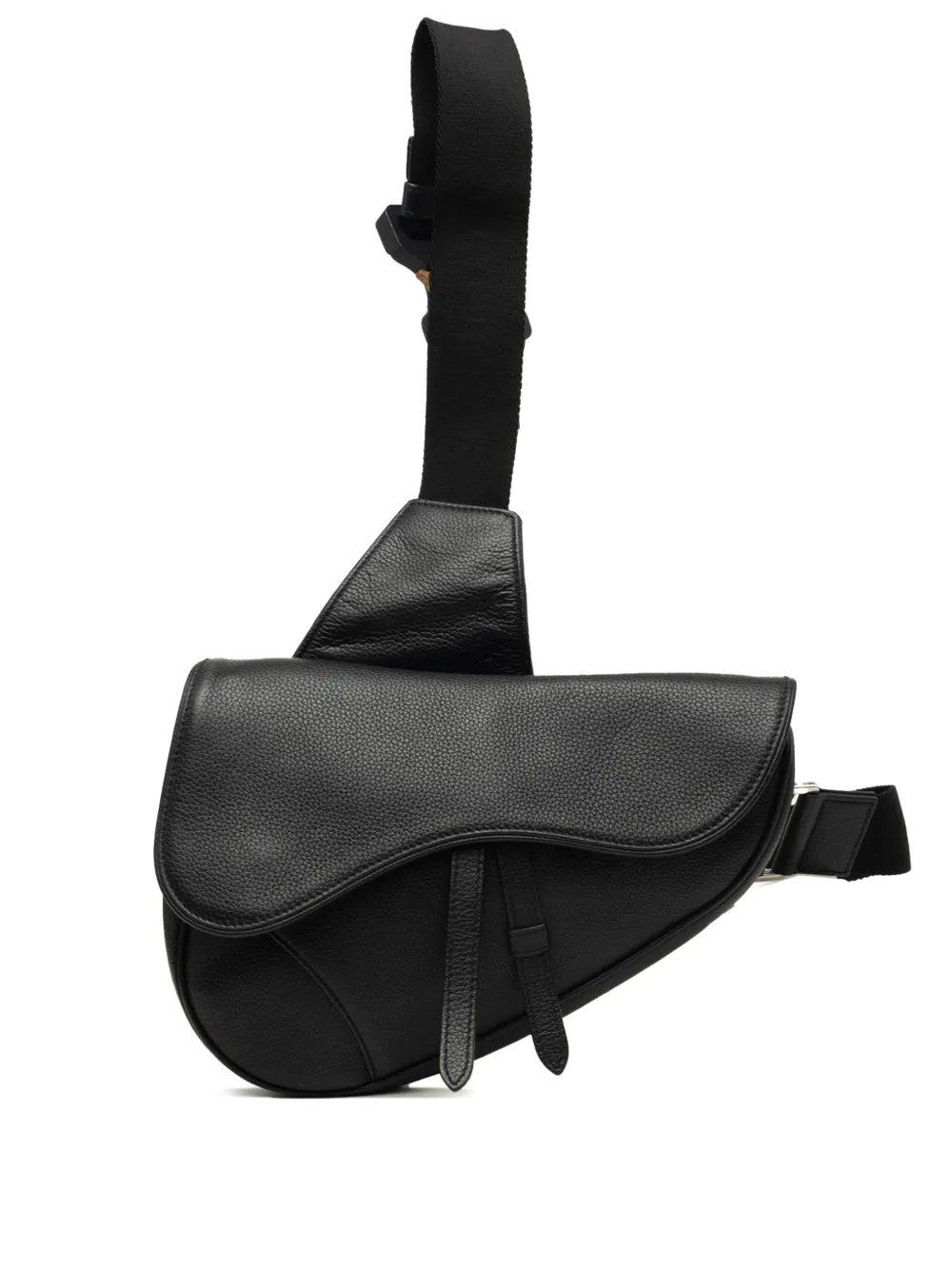 2019 Grained Calfskin Saddle Bag crossbody bag