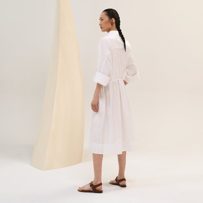 Blanc Vestido Camisero