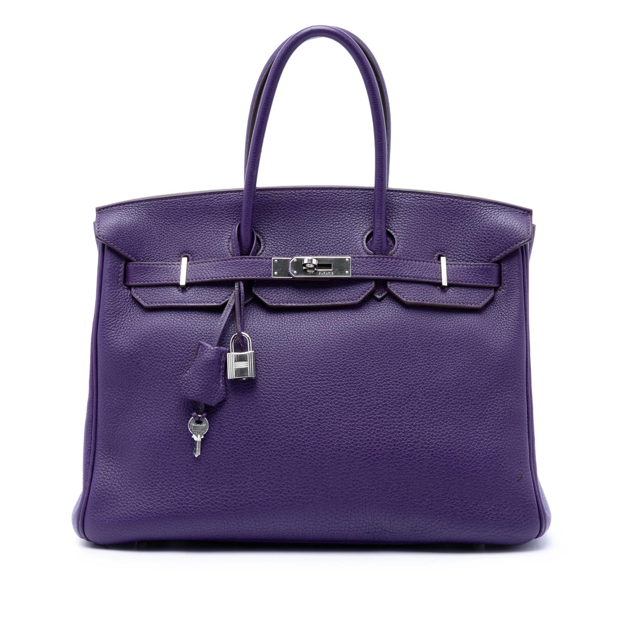 Birkin Shoulder pony-style calfskin handbag