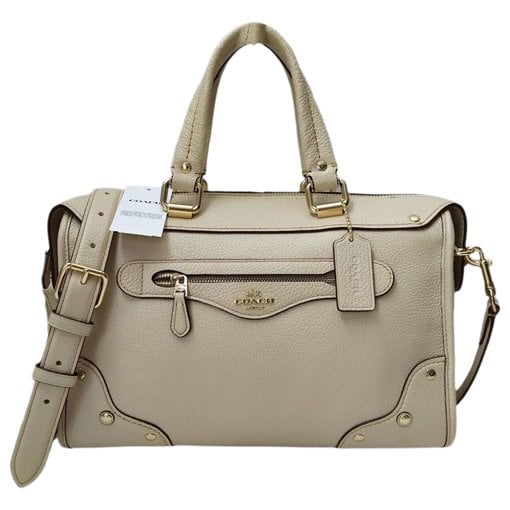 Leather satchel