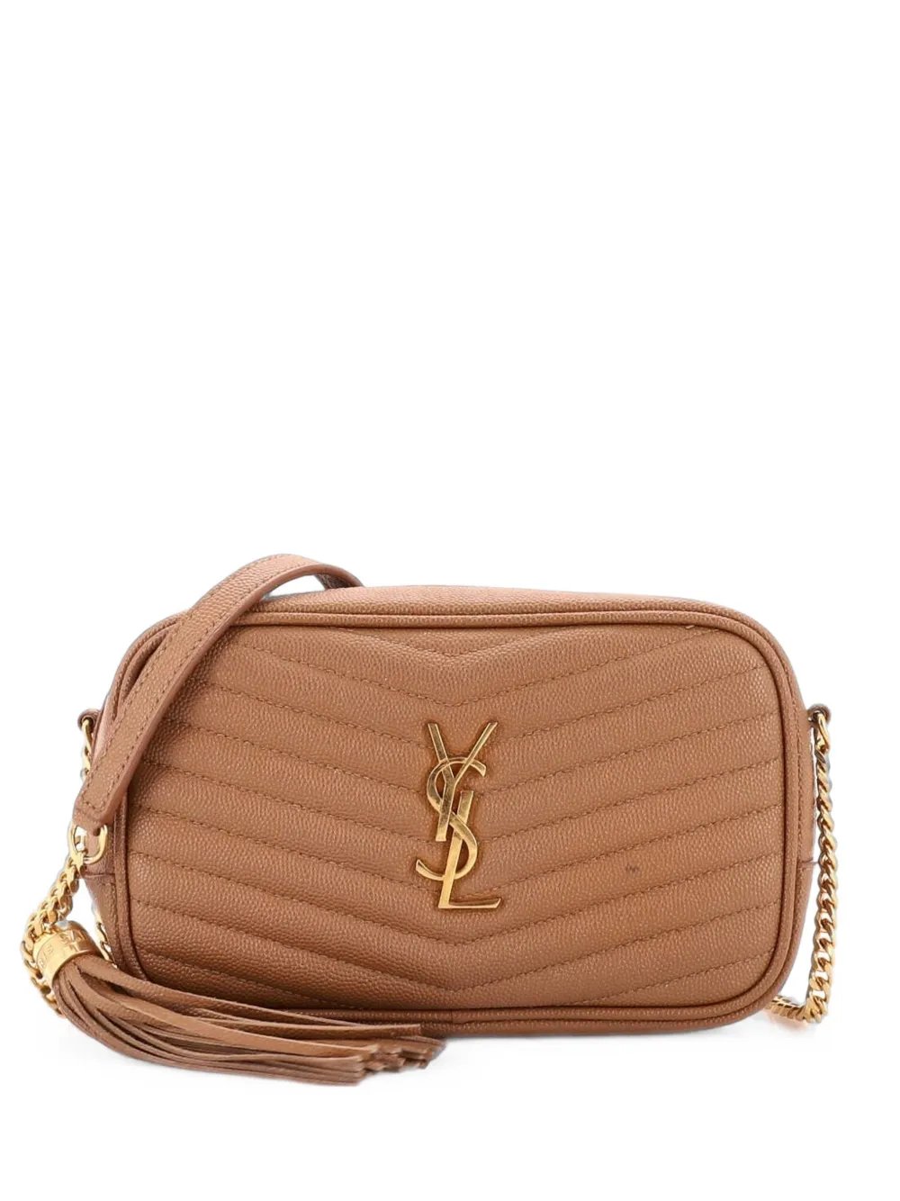 Lou Camera Bag Matelasse Chevron Leather Mini crossbody bag