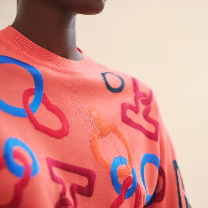 Rose Baie "Effet Kaleidoscope" Long-sleeve Sweater