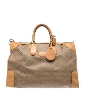 Micro GG Monogram Weekender Bag