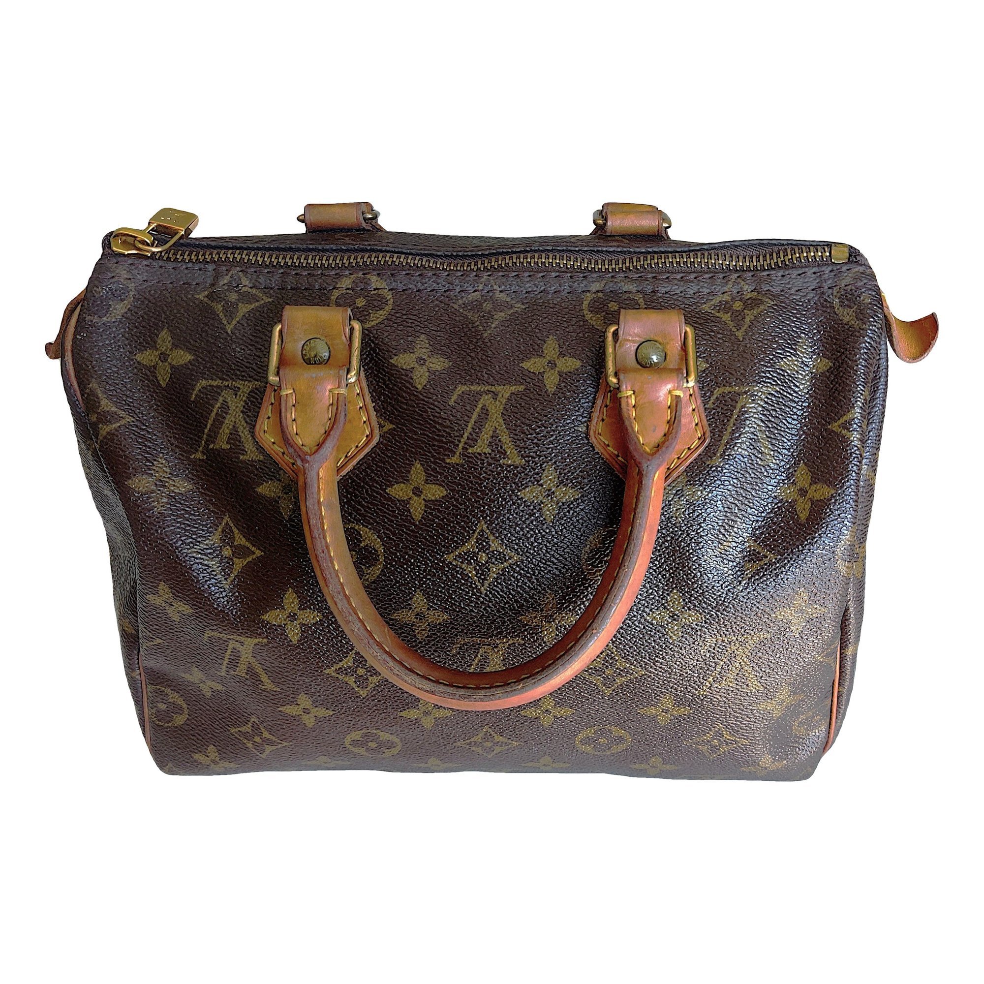Speedy leather handbag