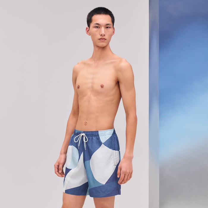Bleu Turquin "Le Theoreme d'Equithagore" Swim Trunks