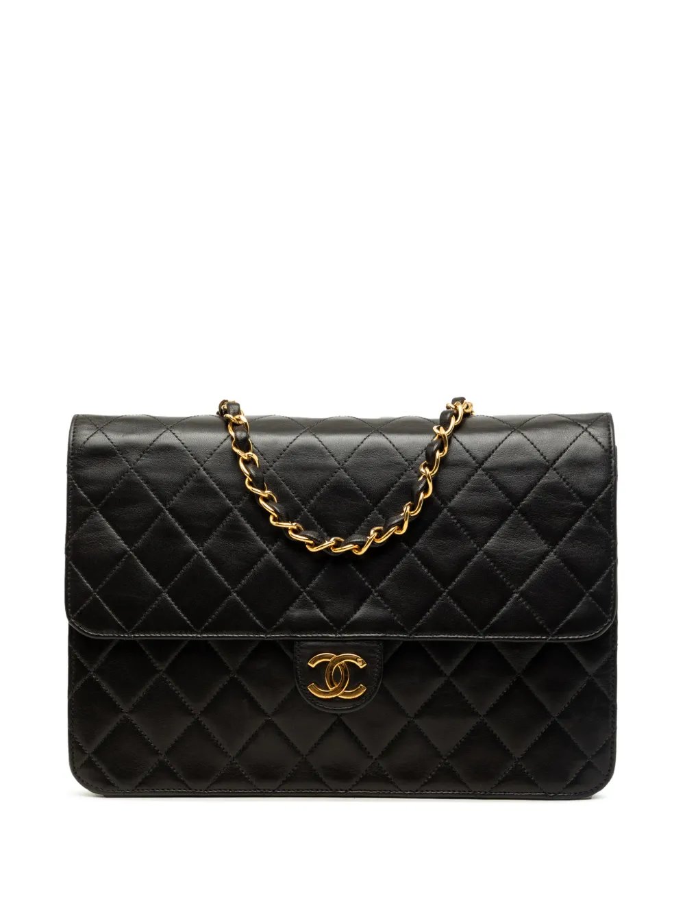 1997-1999 Medium CC Quilted Lambskin Single Flap shoulder bag