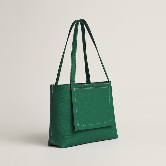 Vert Moyen Hermès Cabasellier 31 Bag