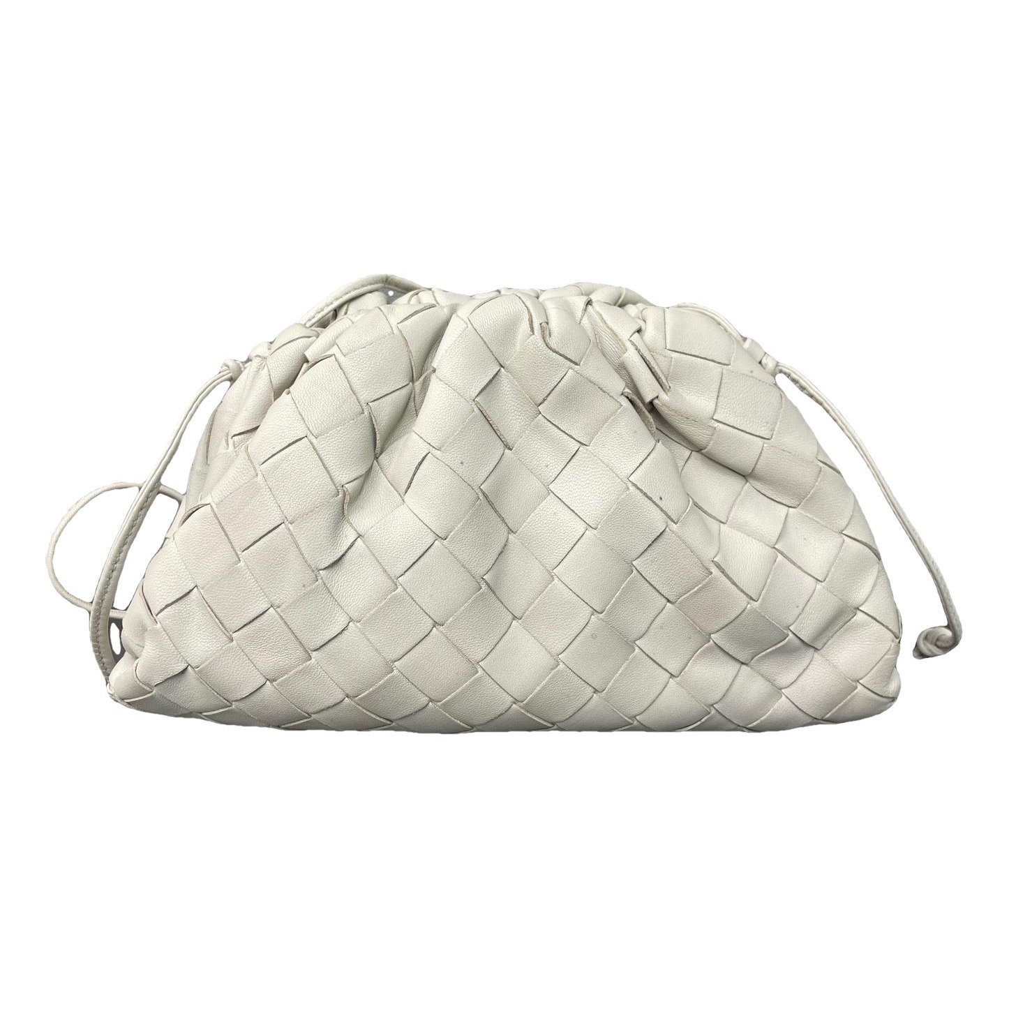 Pouch leather handbag