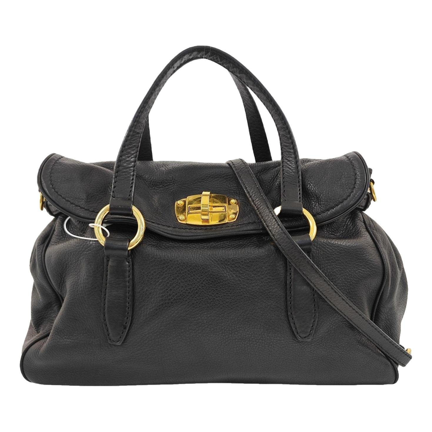 Leather handbag