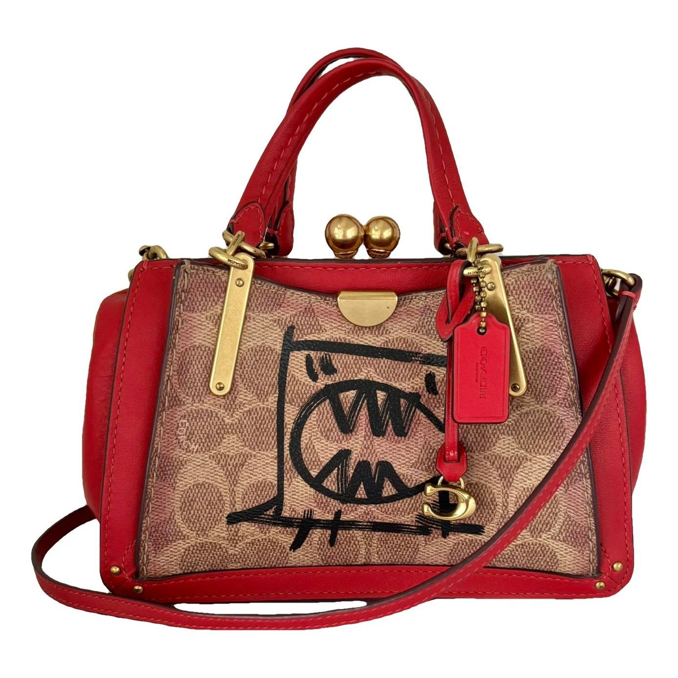 Leather crossbody bag