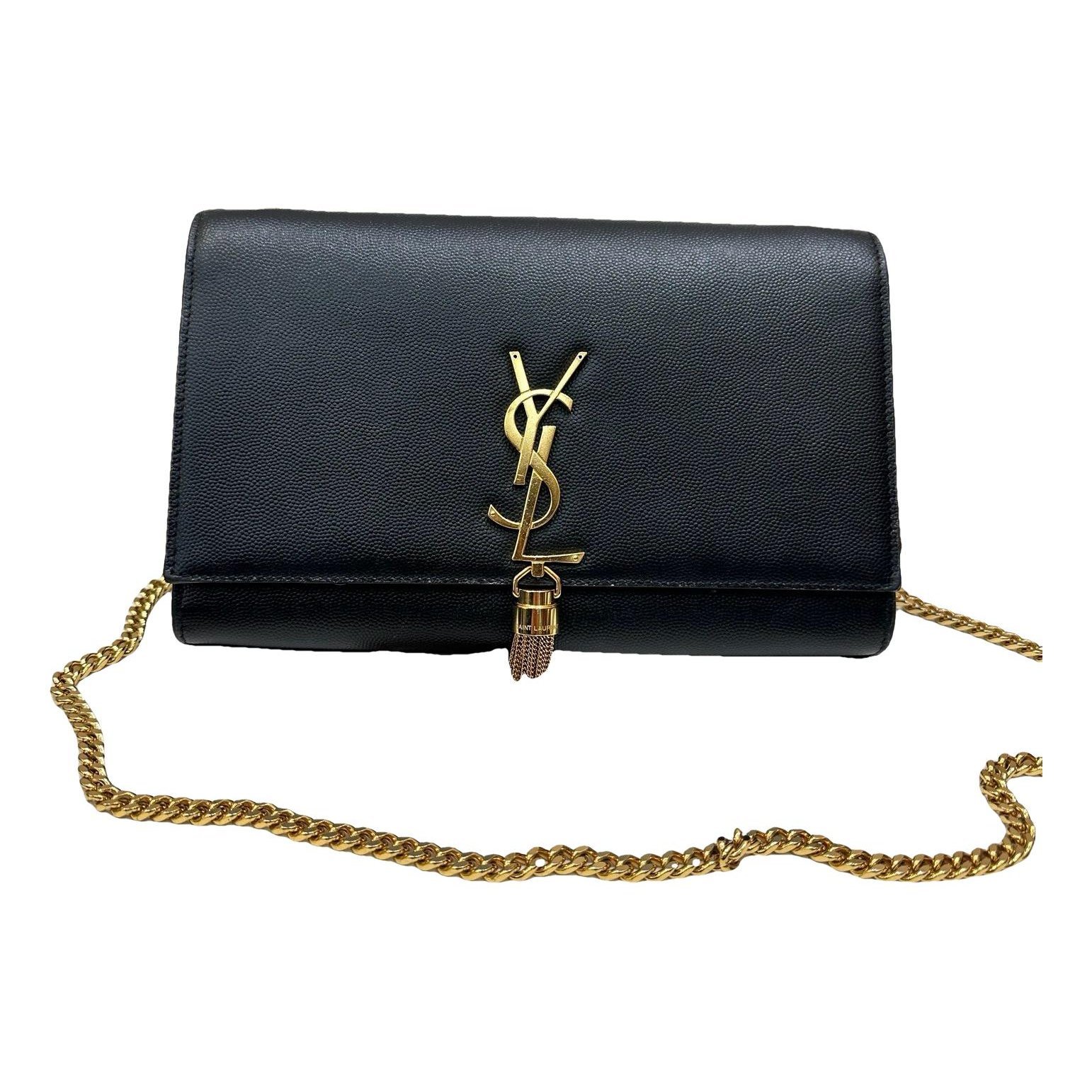 Pompom Kate leather handbag