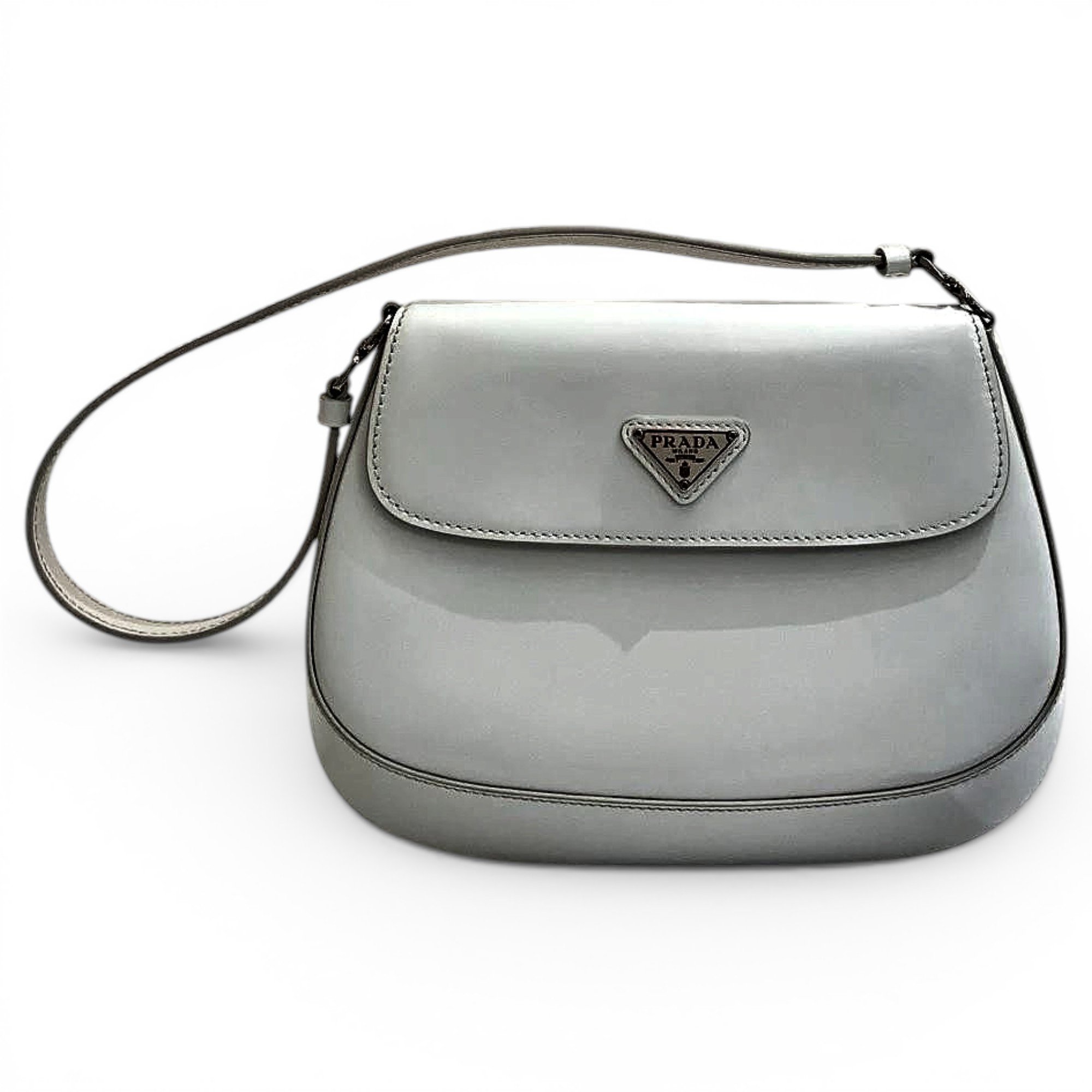 Patent leather handbag