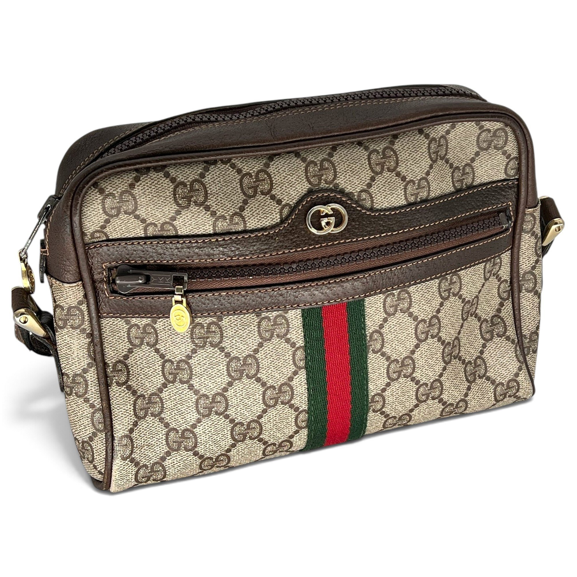 Ophidia leather crossbody bag