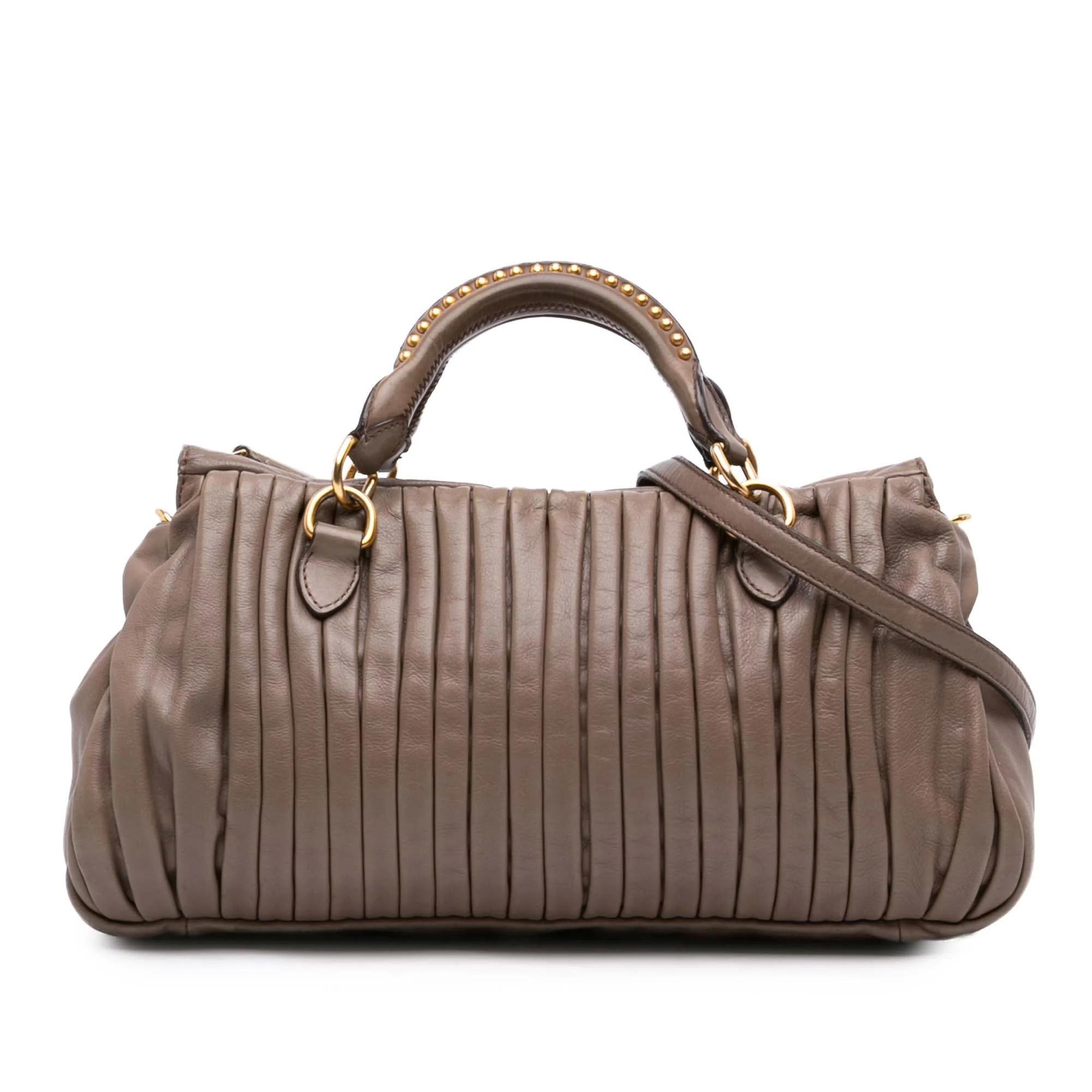 Leather satchel