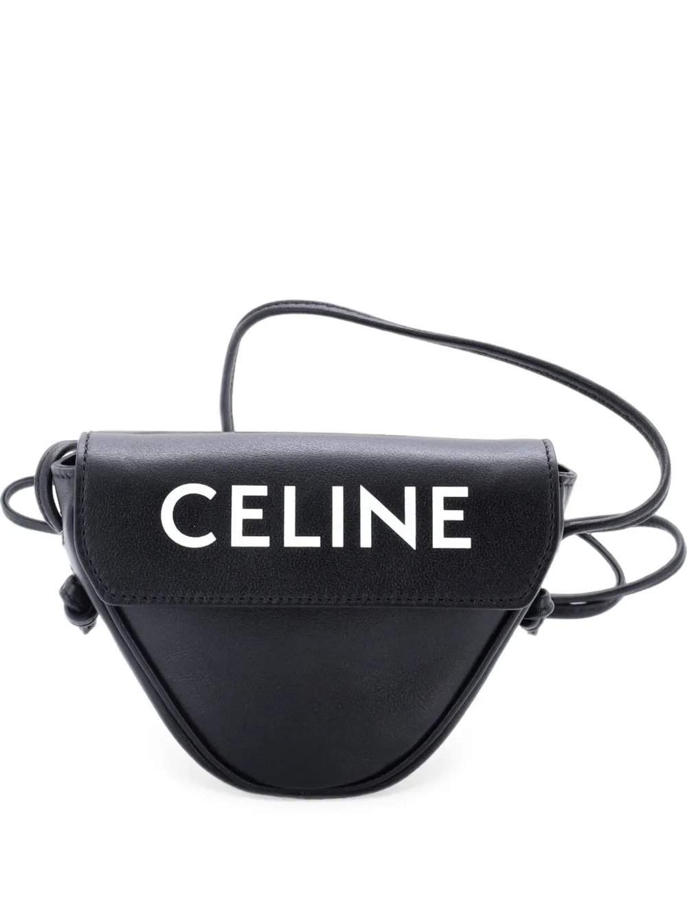 Triangle Bag Leather Mini crossbody bag