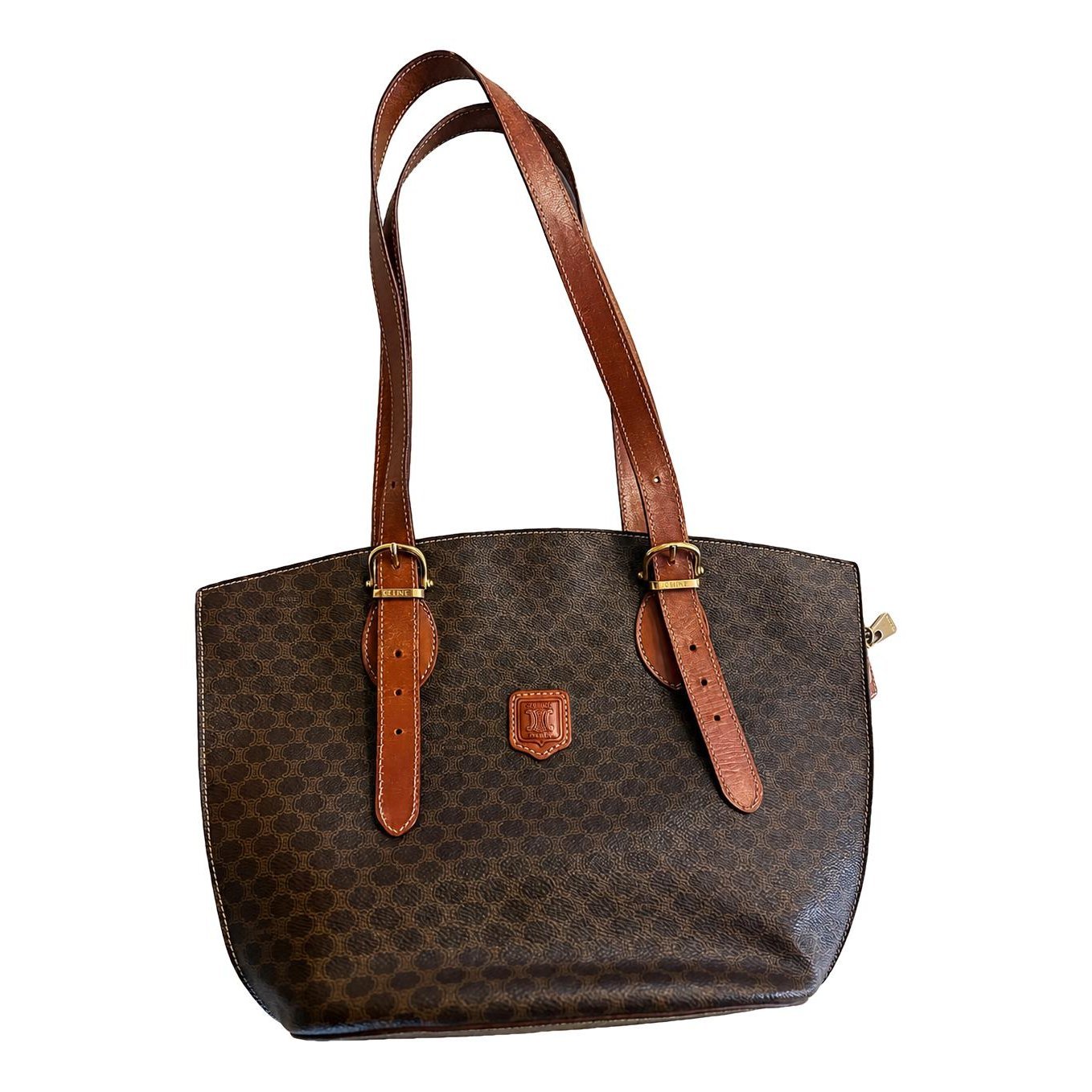 Leather tote