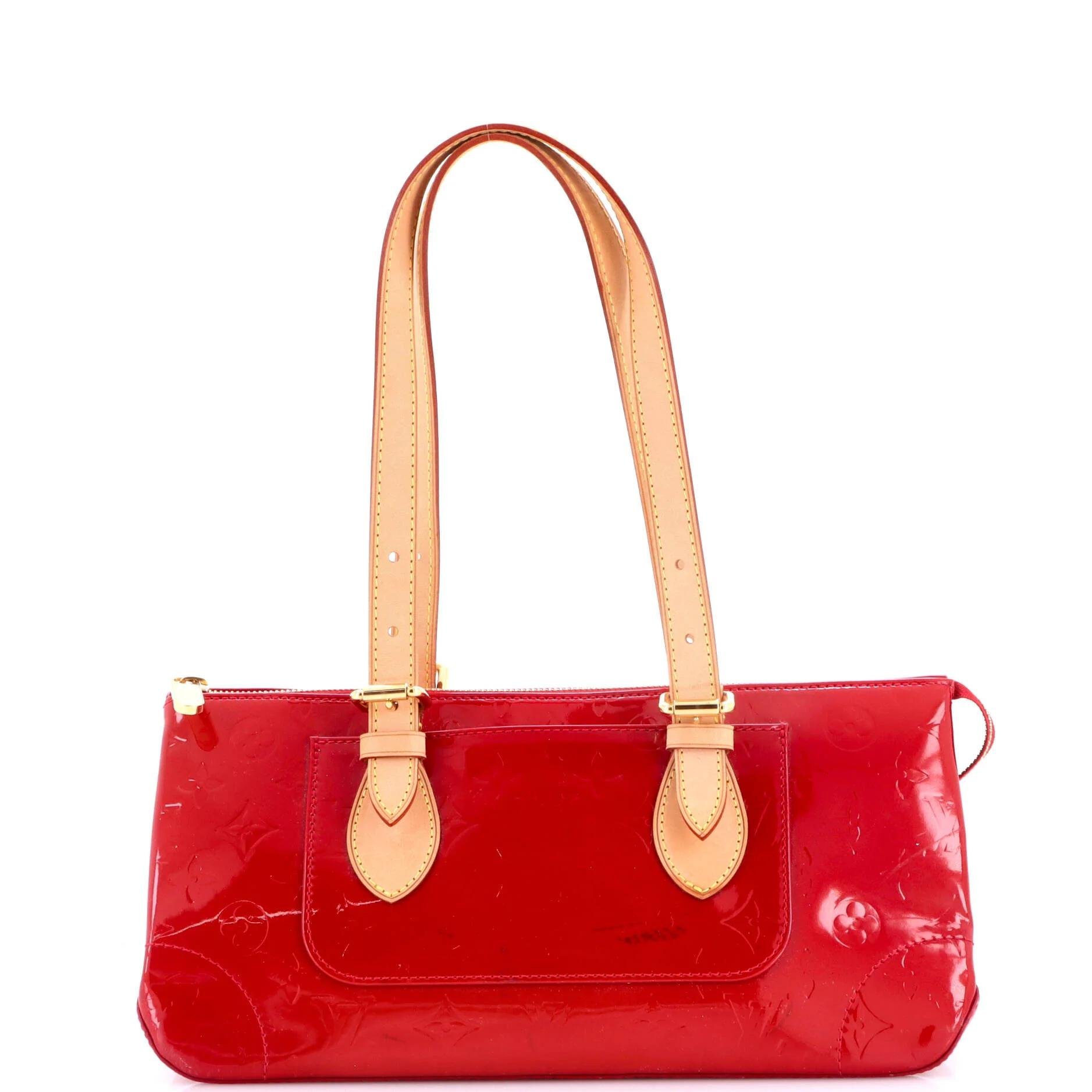 Patent leather handbag