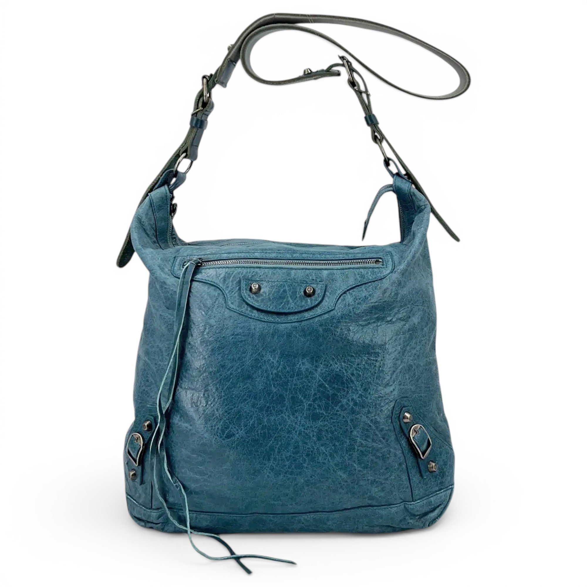 Leather handbag