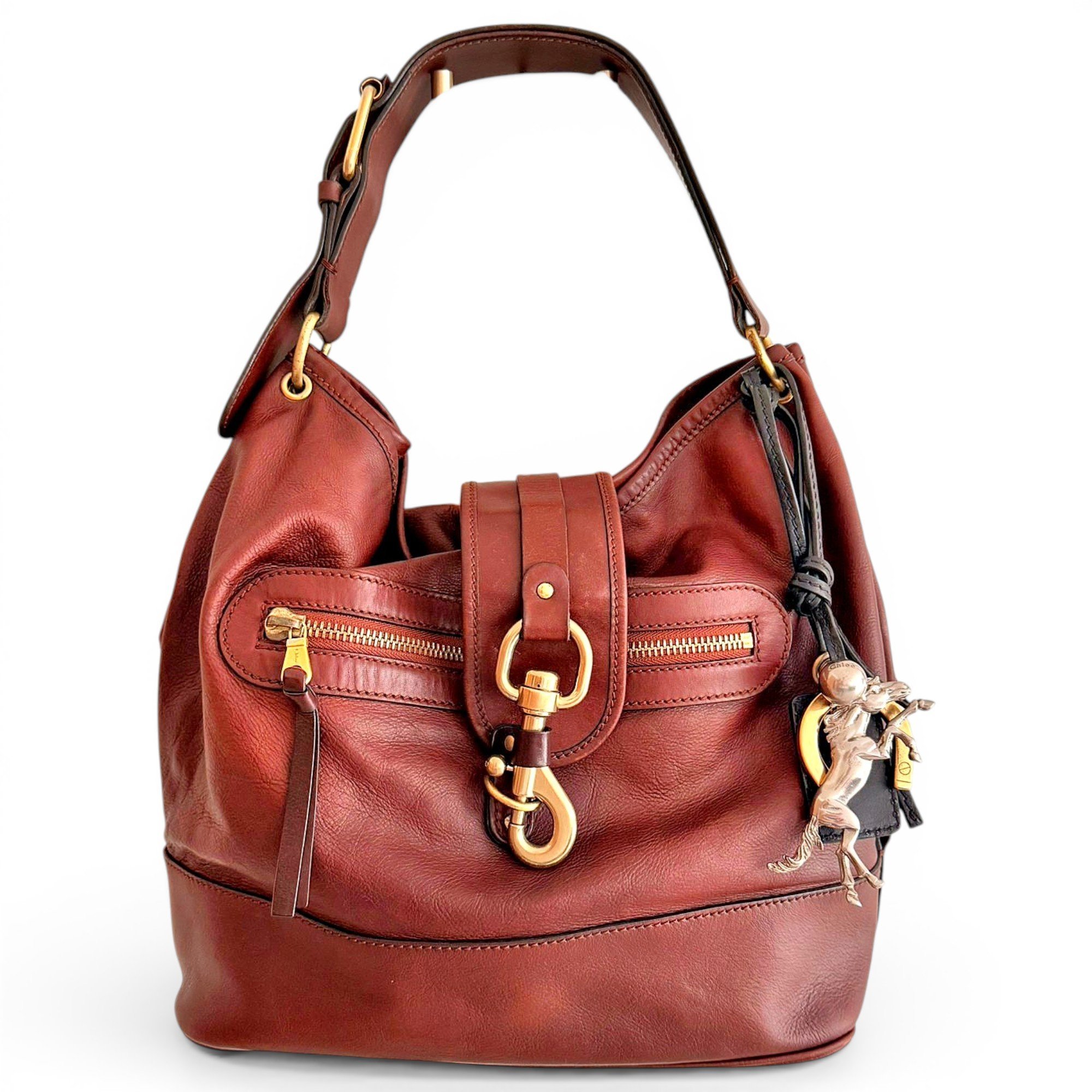 Kerala leather tote