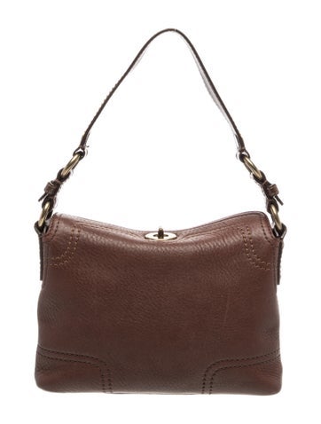 Leather Top Handle Bag Vintage