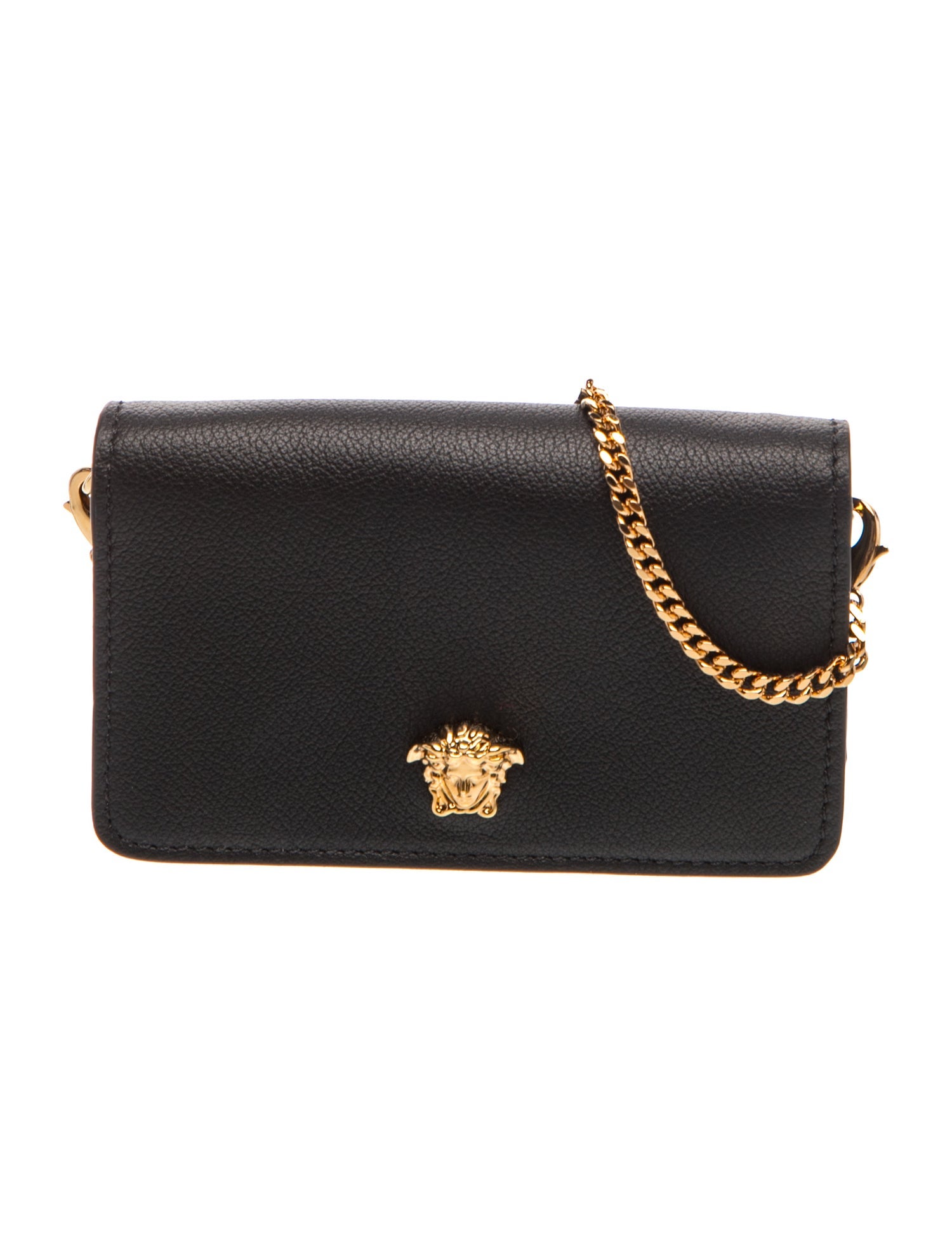 Leather Greca Leather Top-Handle Bag Mini
