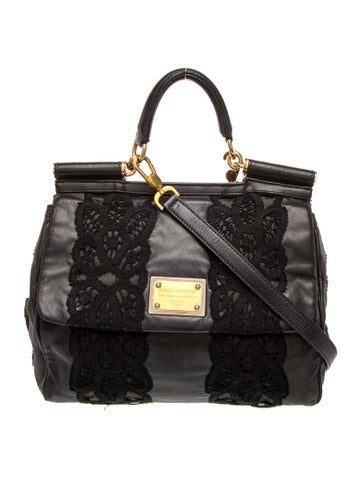 Leather Top Handle Bag