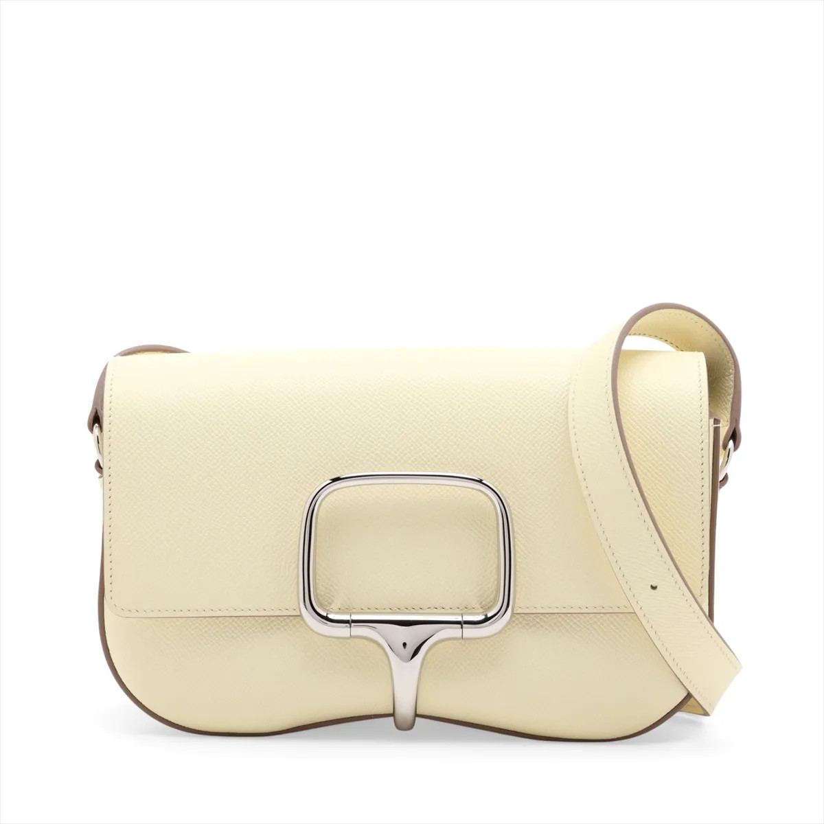 Hermès Della Cavalleria Elan Veau Epsom Joanne Milton Silver Metal Fittings